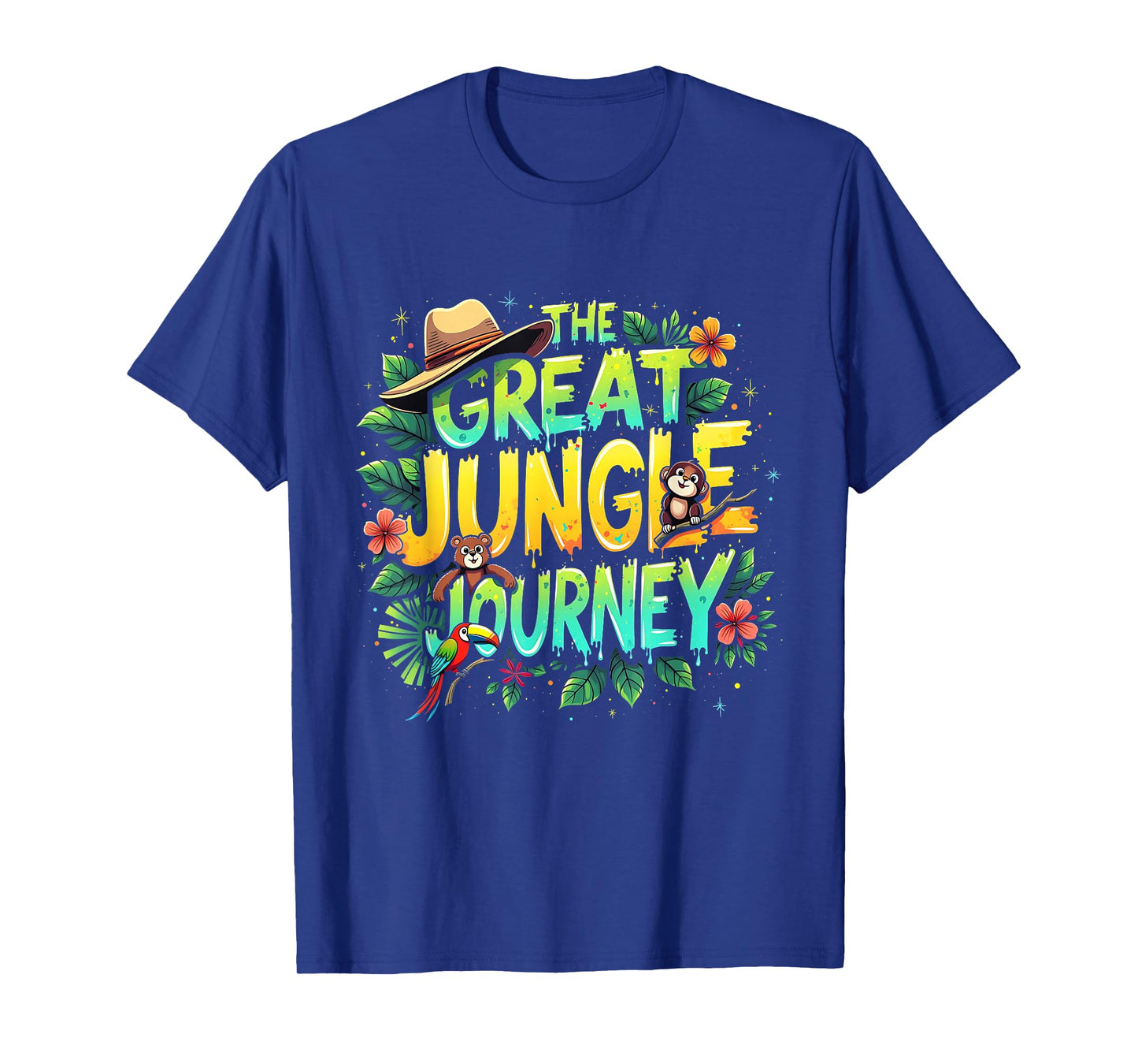 Retro The Great Jungle Journey Adventure Theme VBS Apparel T-Shirt