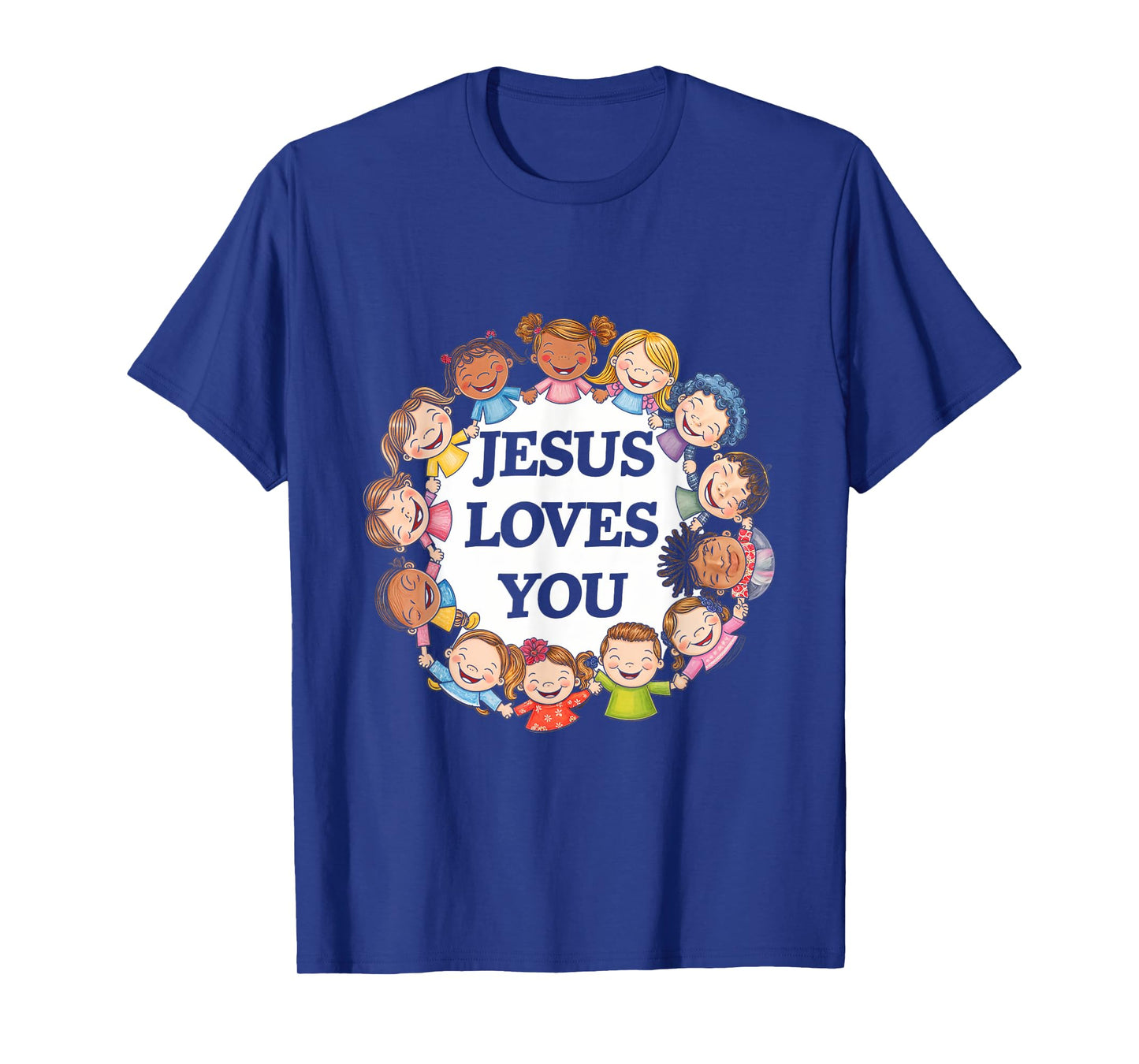 Jesus Loves You Kids Faith Children Religious Love T-Shirt