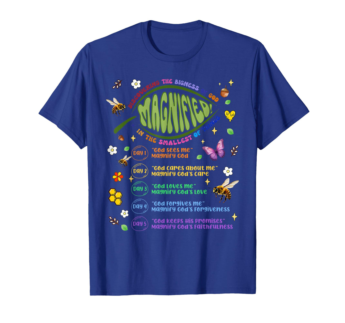 VBS 2025 Magnified Discovering The Bigness Of God Magnified T-Shirt