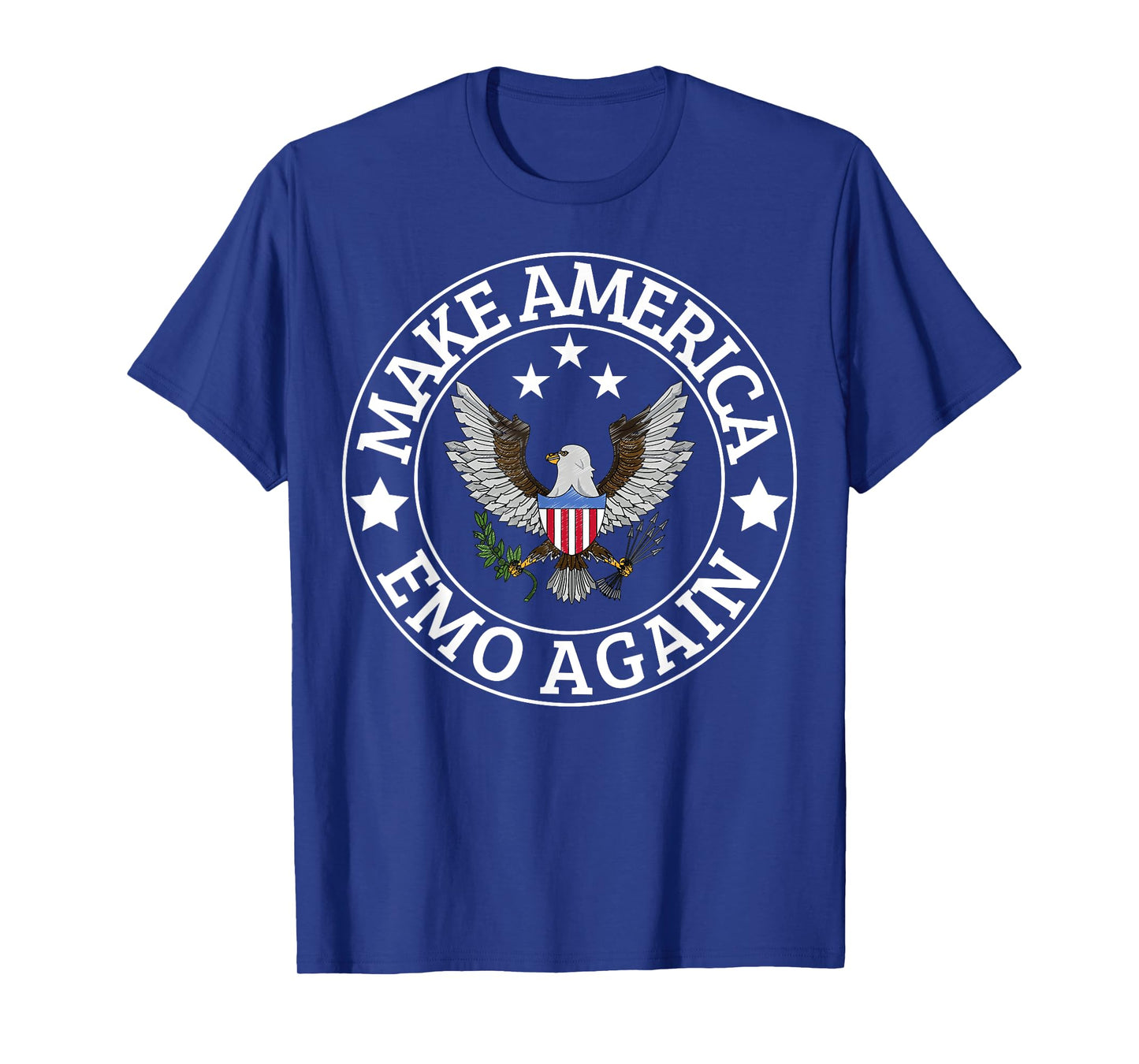 MAKE AMERICA EMO AGAIN Funny Goth US Saying T-Shirt
