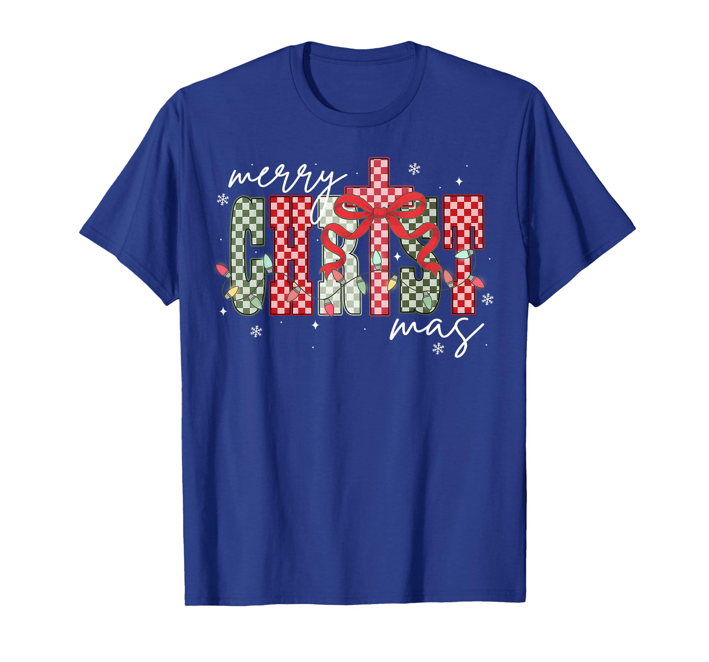 Christian Jesus Cross Faith Religious Xmas Merry Christmas T-Shirt