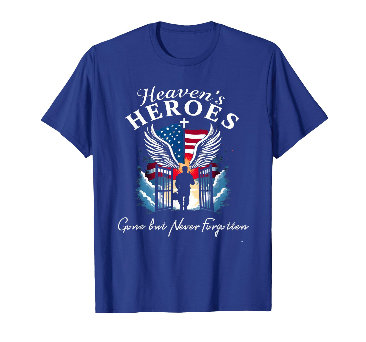 Heroes Christian Military Memorial Day Men T-Shirt