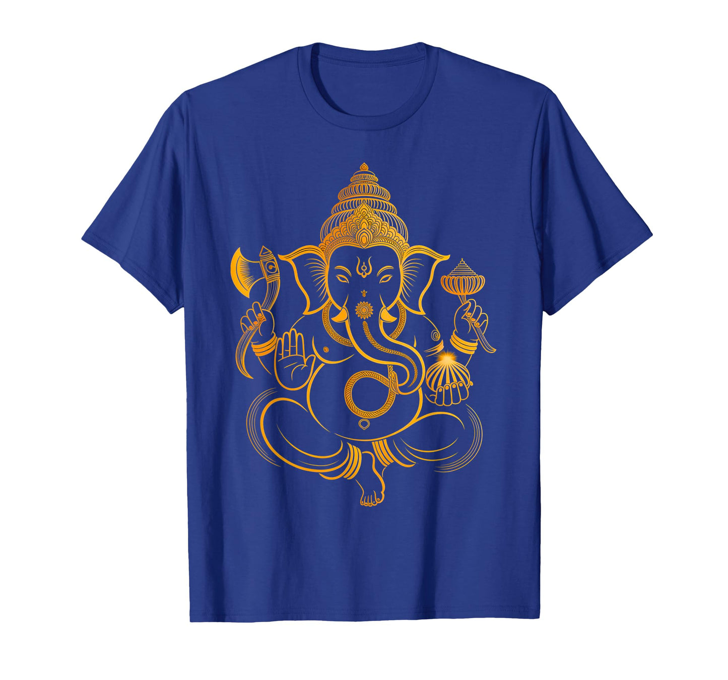 Hindu Ganesha Puja Elephant God India Meditation Yoga Murti T-Shirt
