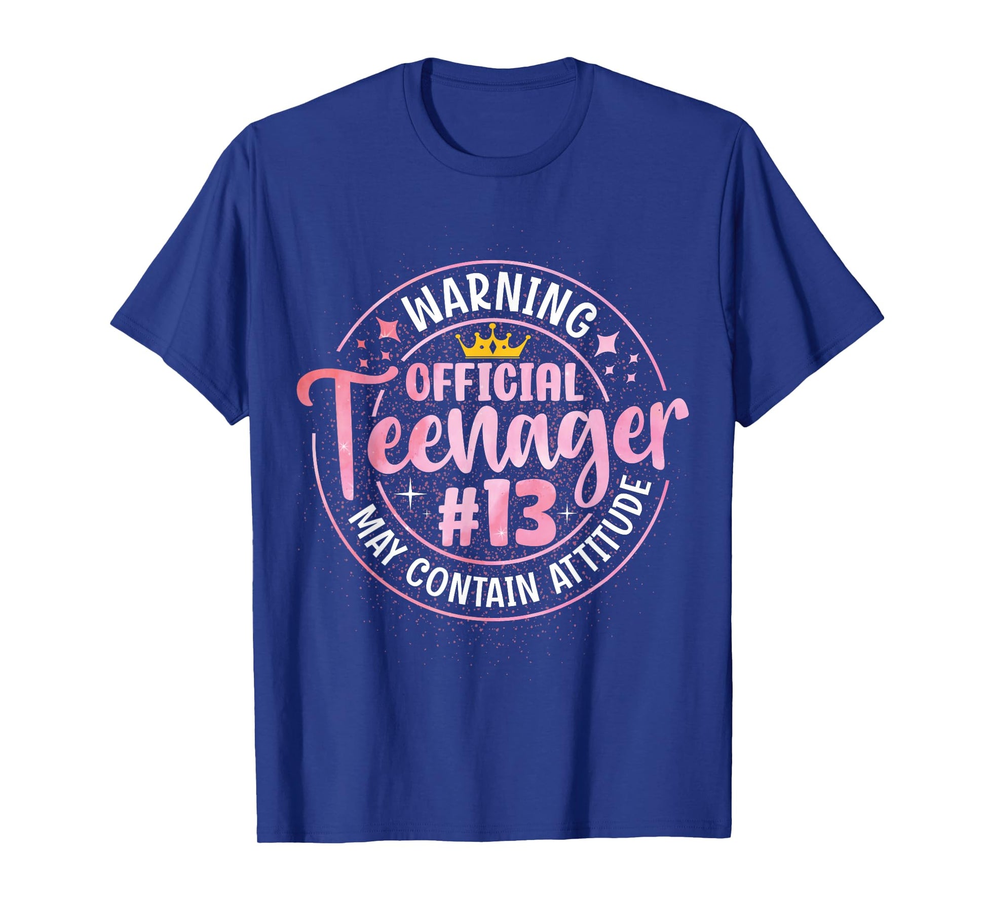 13th Birthday Girl Official Teenager 13 Year Old Birthday T-Shirt - T-Shirt | Royal