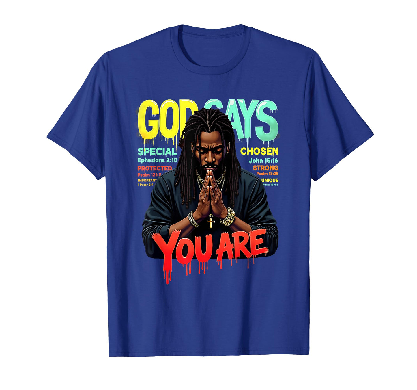 Black Man God Says You are Juneteenth Emancipation Day T-Shirt