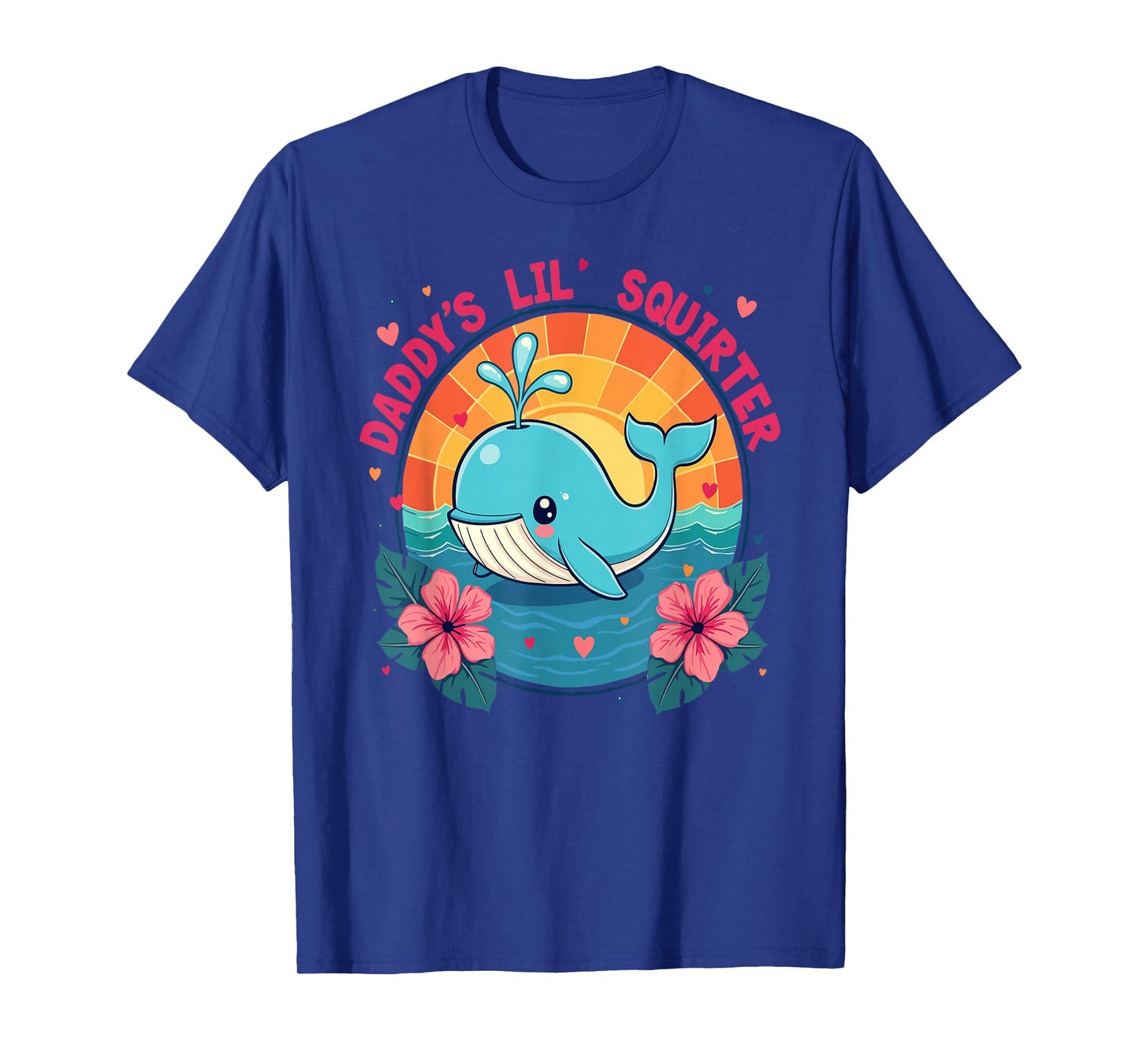 Daddys Lil Whale Shirt Funny Inappropriate Adult Humor Women T-Shirt