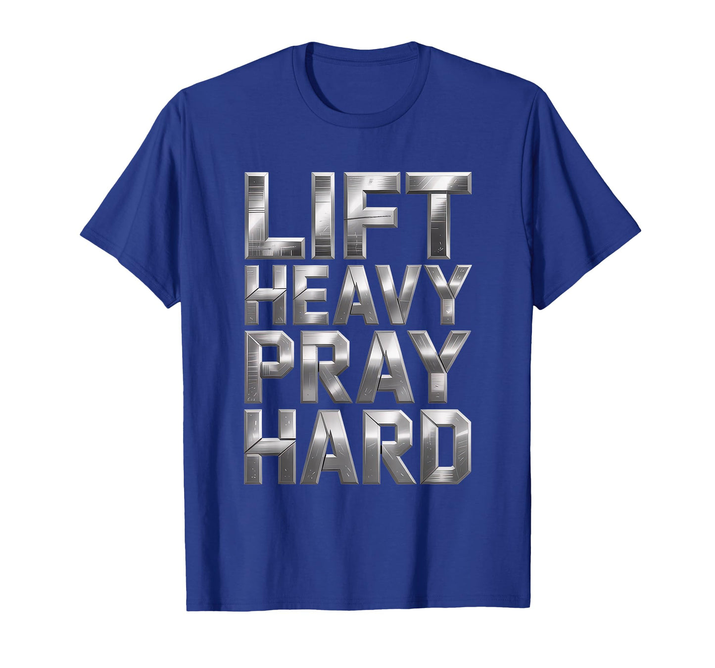 Lift Heavy Pray Hard Tshirt Gym Christian Gift Jesus Faith T-Shirt