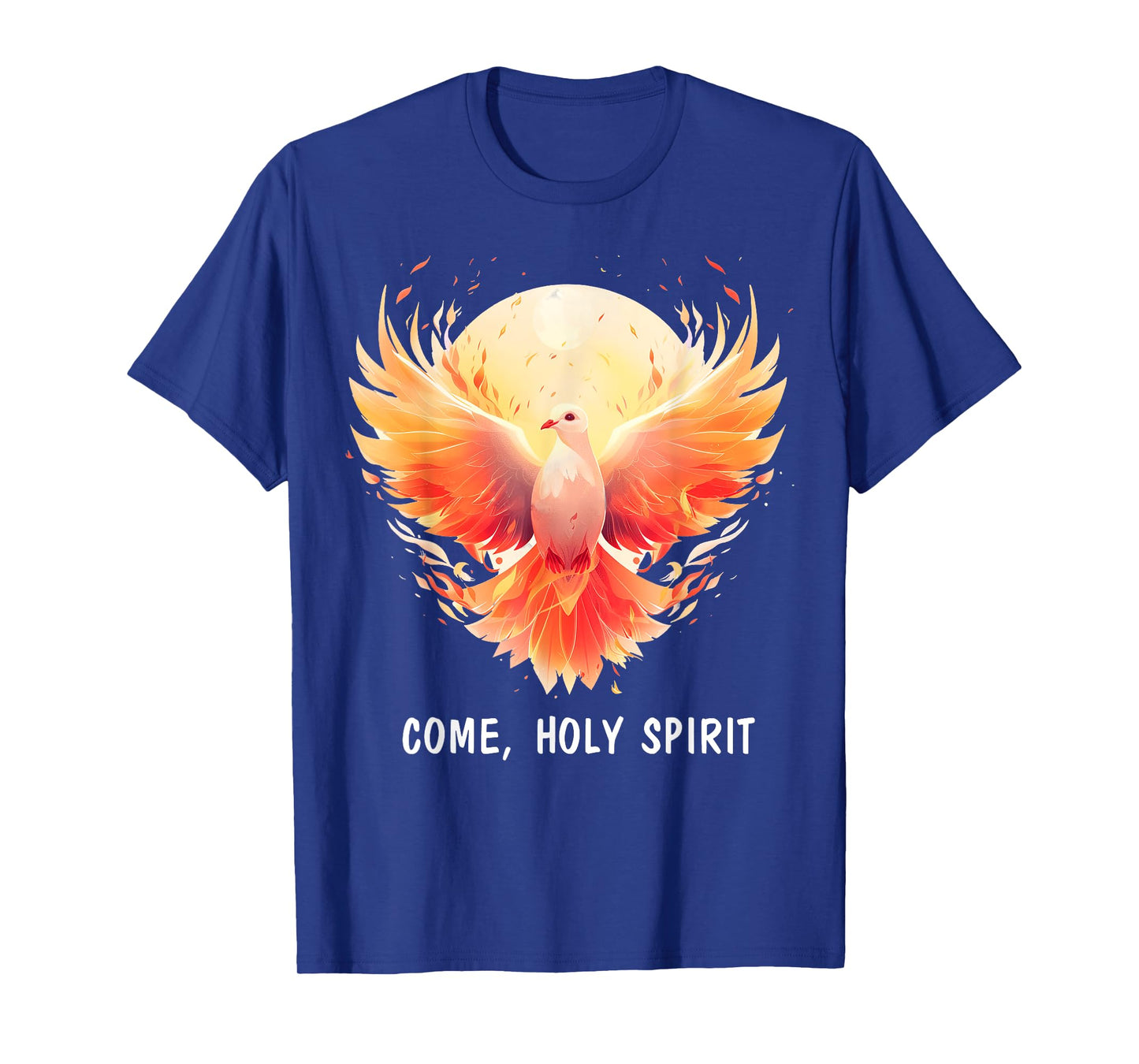 COME HOLY SPIRIT Jesus Christian Dove Pentecost T-Shirt