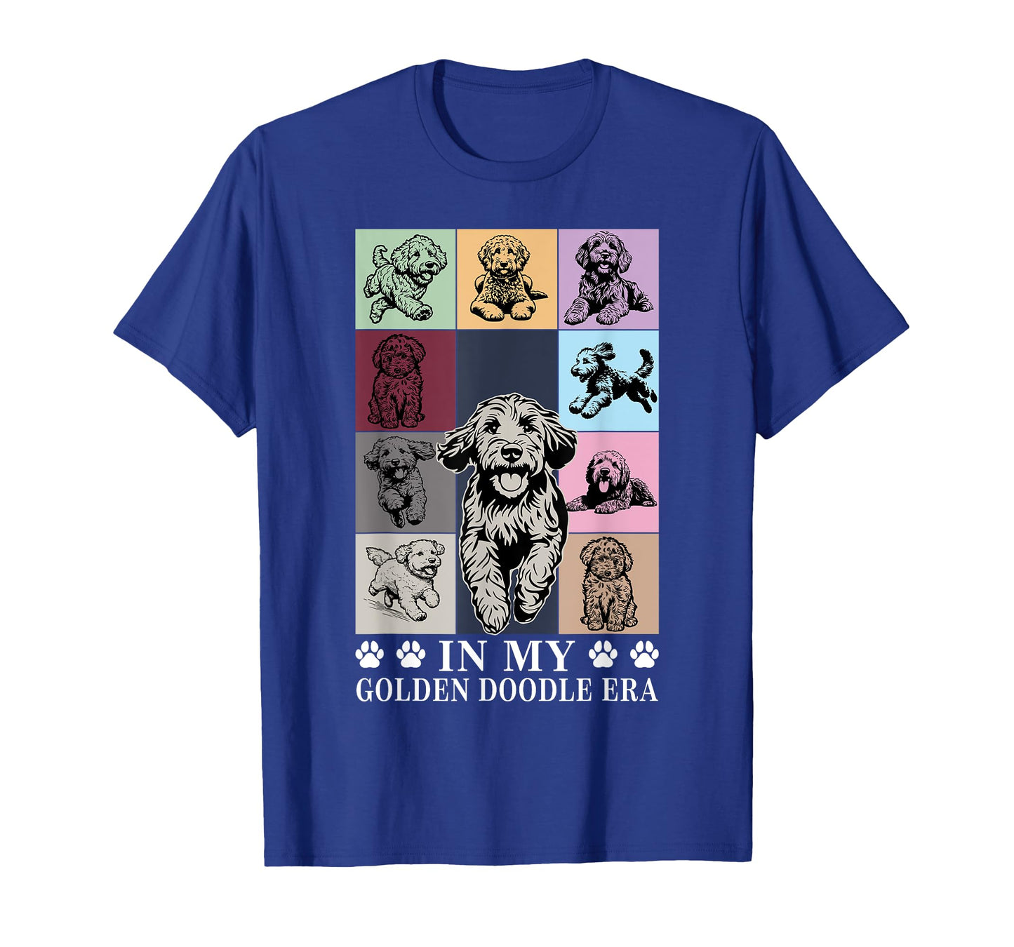 Funny Dog Lovers Quote In My Golden Doodle Era Cool Women T-Shirt