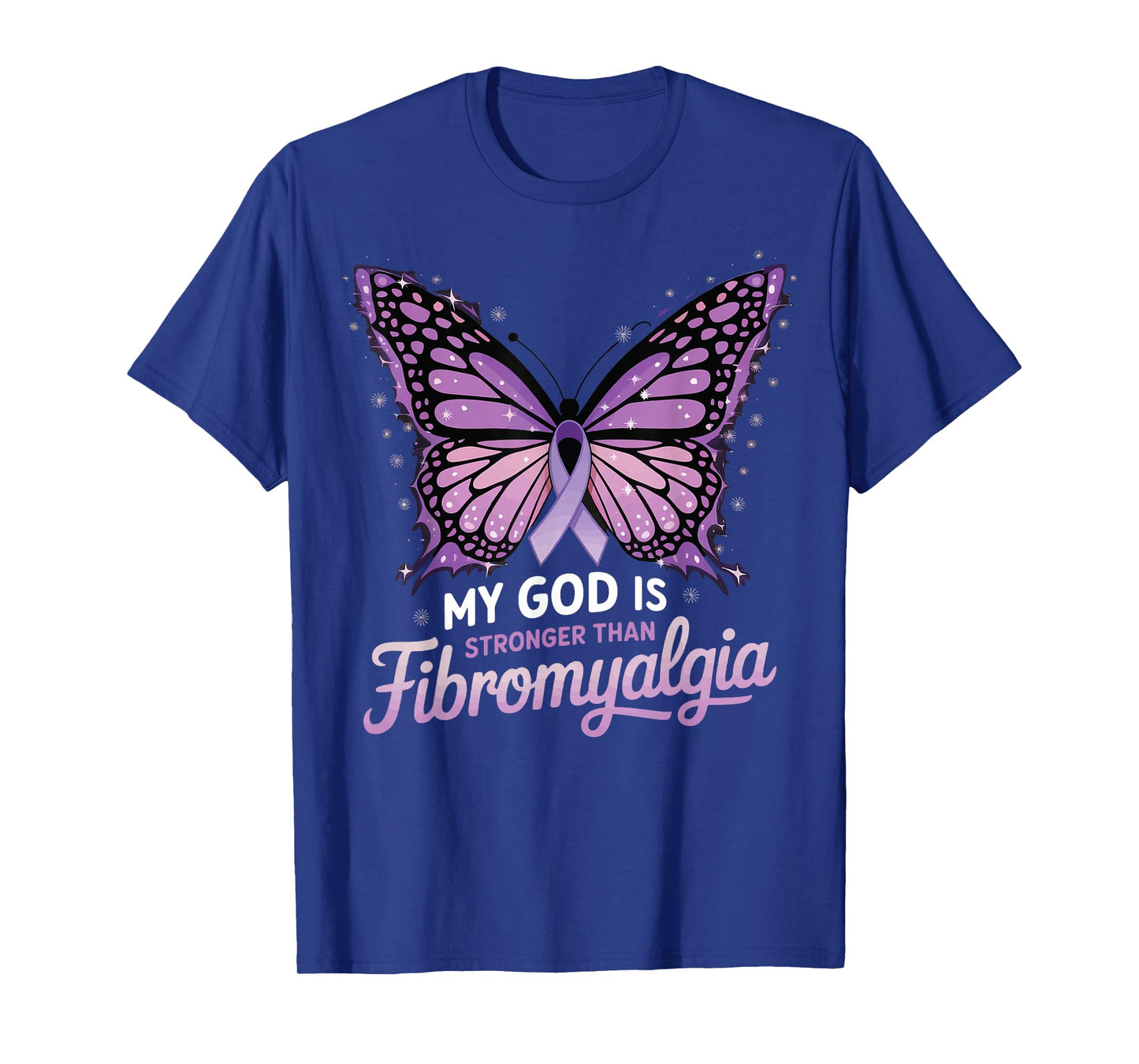 My God Is Stronger Than Fibromyalgia T-Shirt