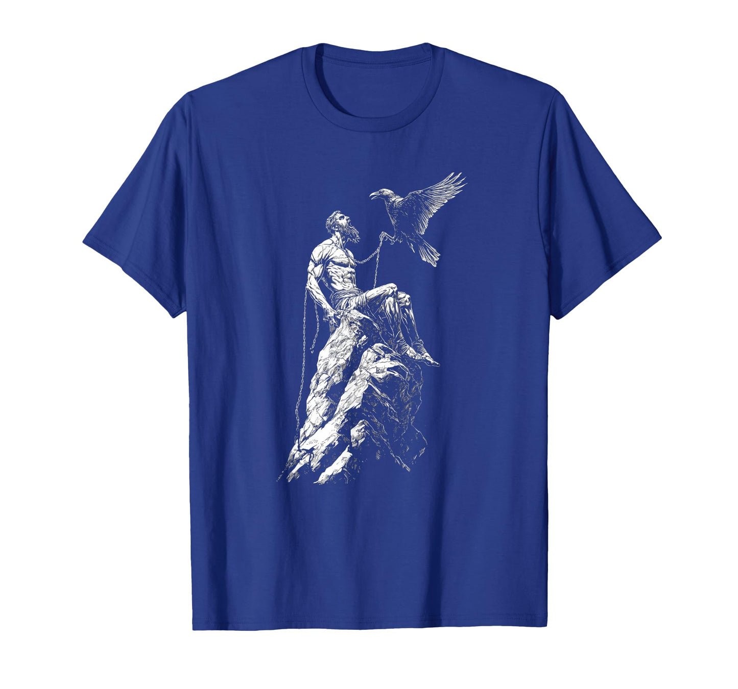 Altrusian Grace Media Prometheus Chained Upon The Mountain, Greek Mythology T-Shirt