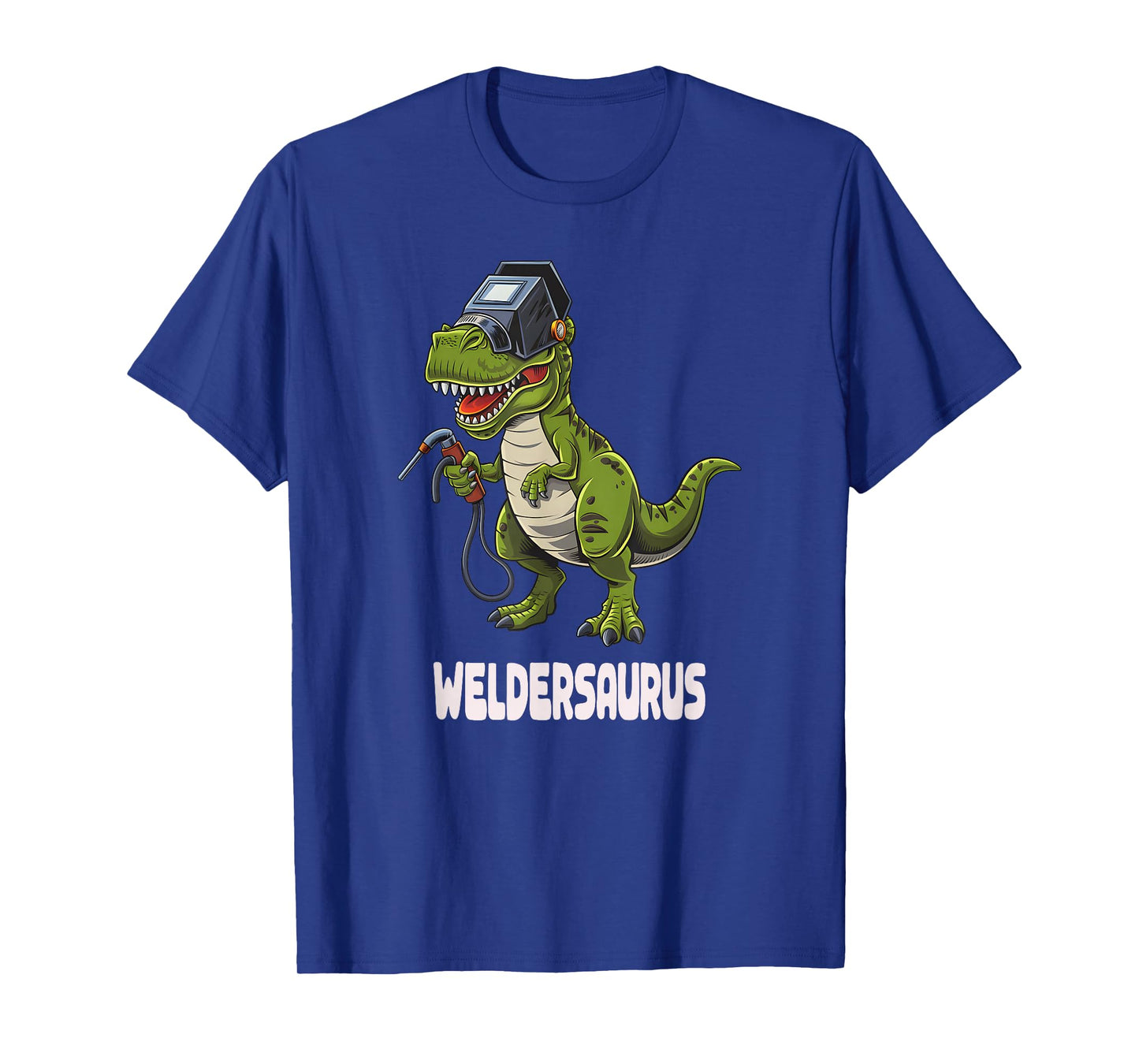 Welder T-rex Funny Weldersaurus Dino Steel Worker Dinosaurs T-Shirt