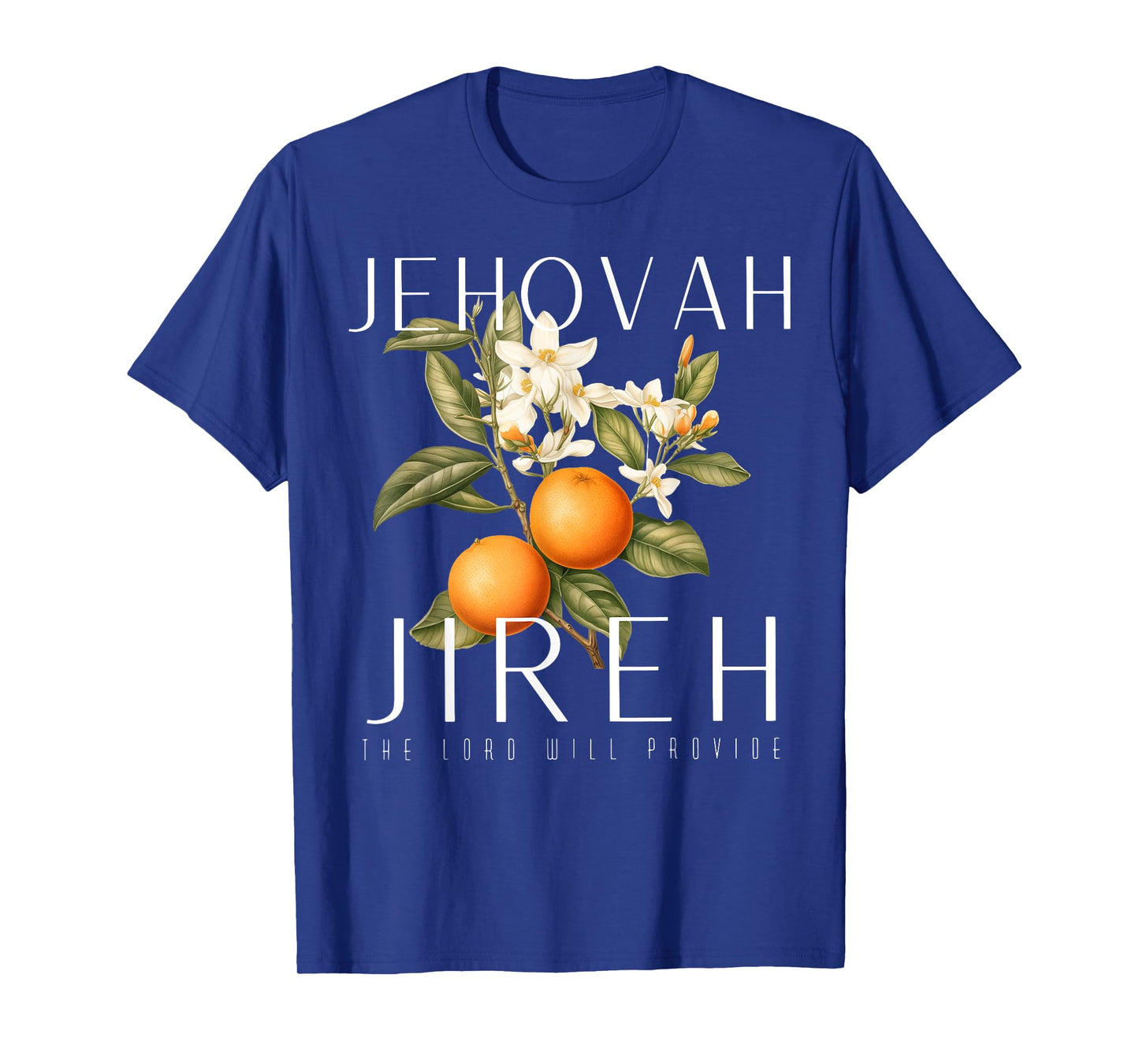 Jehovah Jireh Graphic Christian Jesus Retro Fruit Lemon T-Shirt