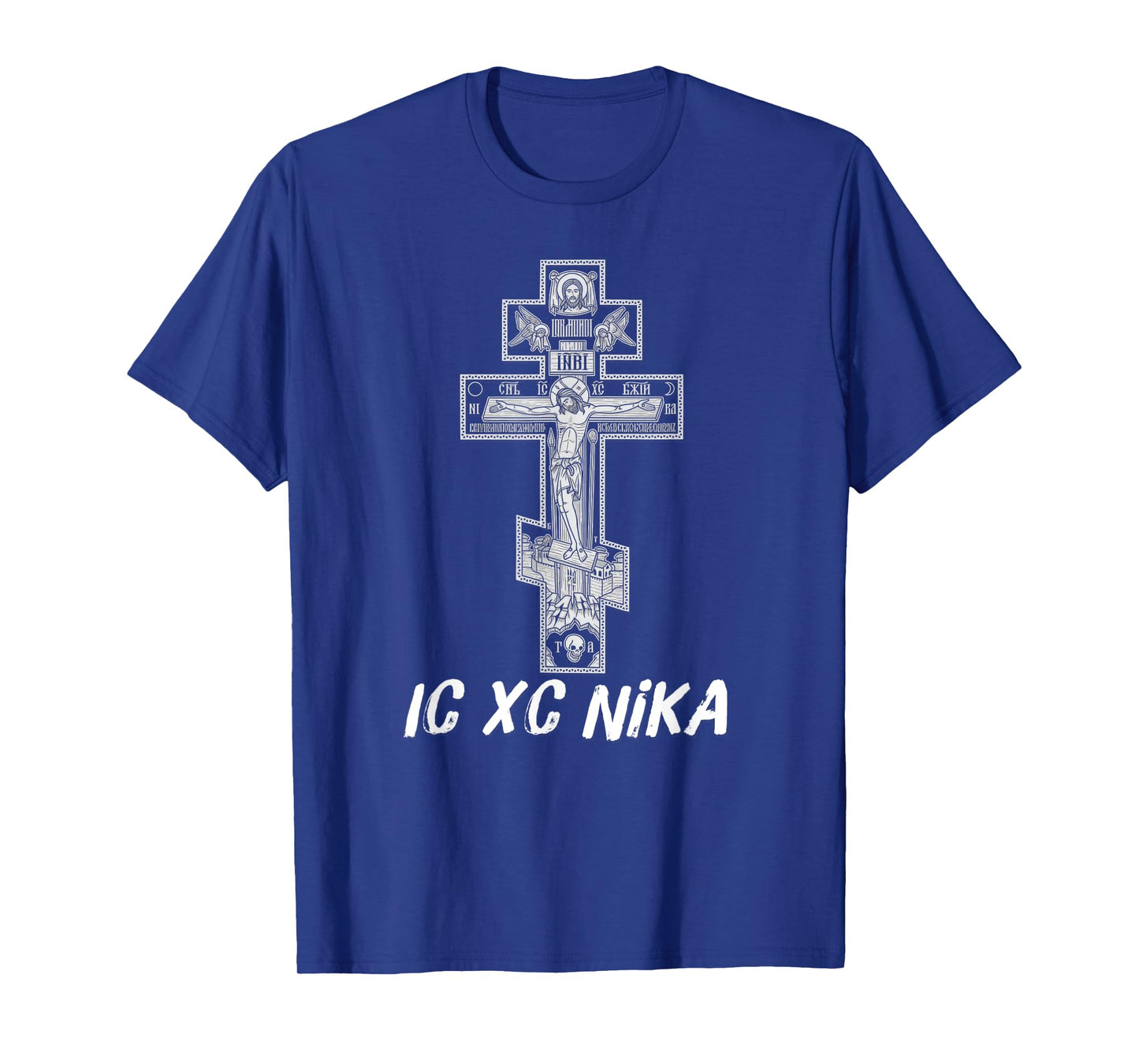 Eastern Orthodox Christian Christ Crucifix Icon T-Shirt