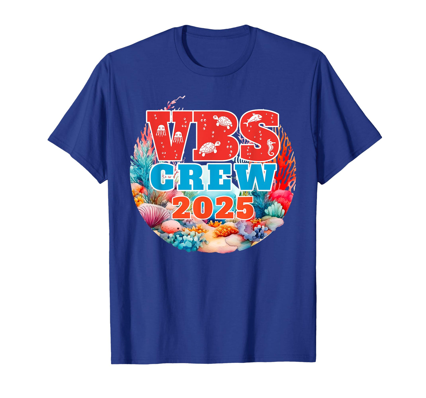 VBS Crew 2025 Vacation Bible School VBS Crew Ocean Beach VBS T-Shirt