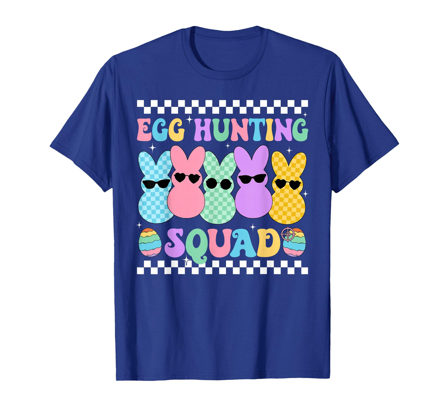 Happy Easter Bunny Egg Hunting Squad Crew Family Boy Girl T-Shirt
