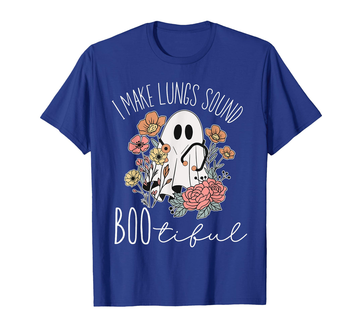 I Make Lungs Sound Boo Tiful Halloween Respiratory Therapist T-Shirt