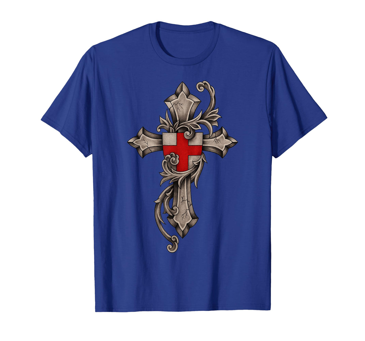 Epic Catholic Templar Cross - Warrior of Christ T-Shirt