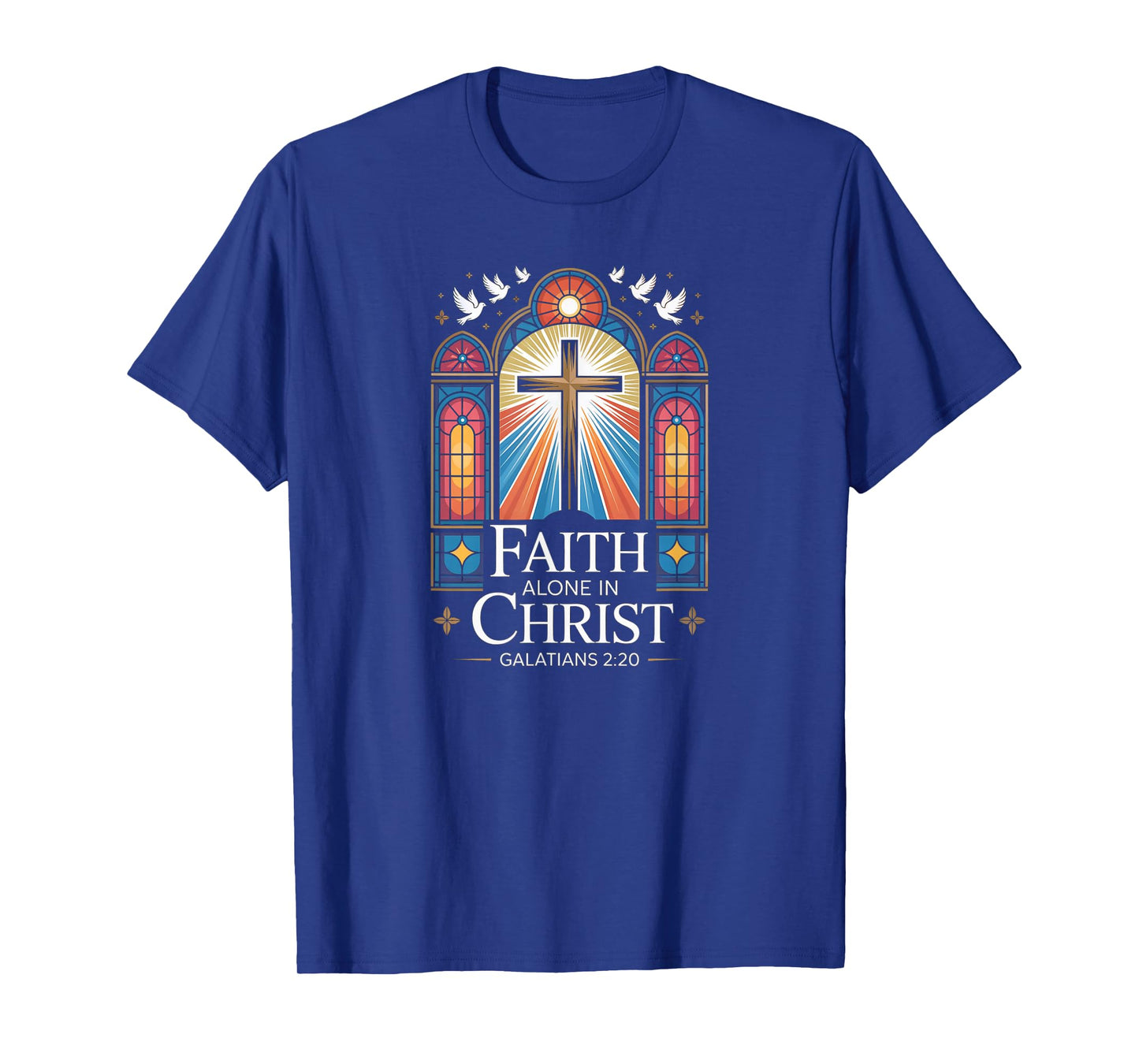 Faith Alone in Christ Cross Galatians 2:20 T-Shirt