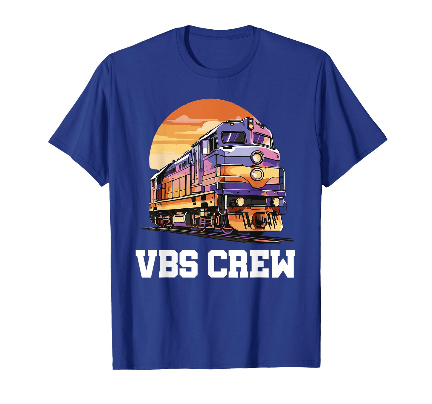 I Love VBS 2025 Vacation Bible School Railroad VBS Crew T-Shirt