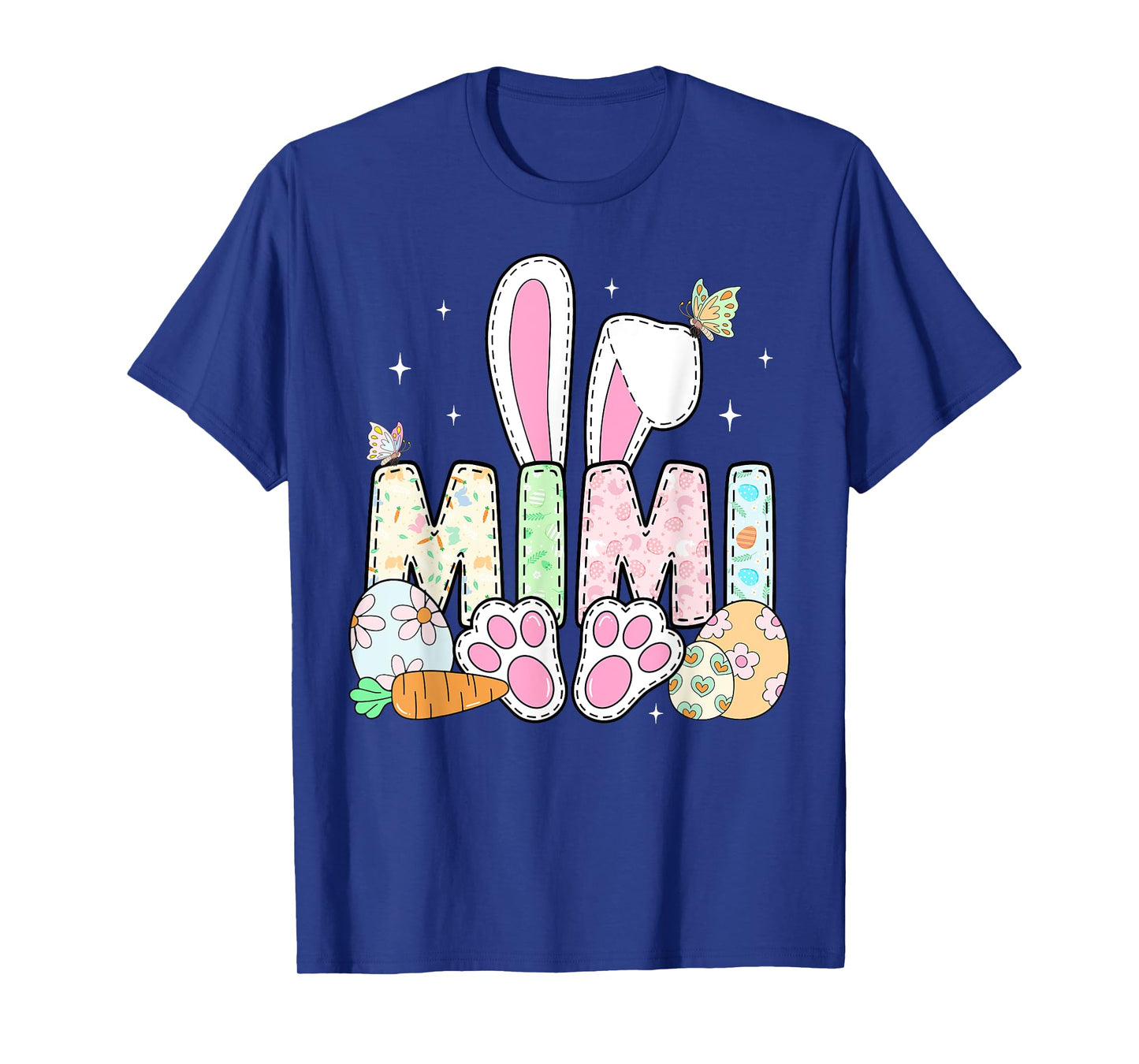 Cute Easter Bunny Mimi Family Matching Easter Day Girls Kids T-Shirt