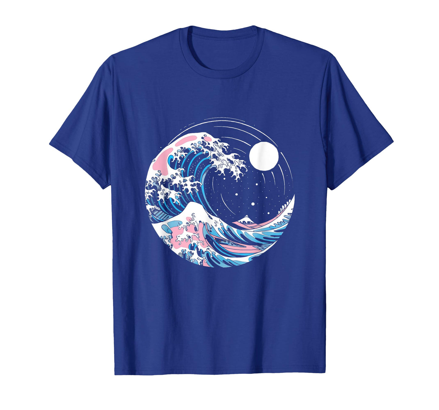 Transgender Pride LGBTQ Trans Flag Japanese Wave Art LGBT T-Shirt