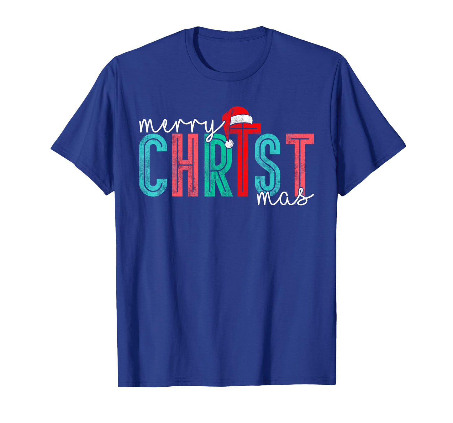 Merry Christ Mas Christian God Matching Christmas Family Tee T-Shirt