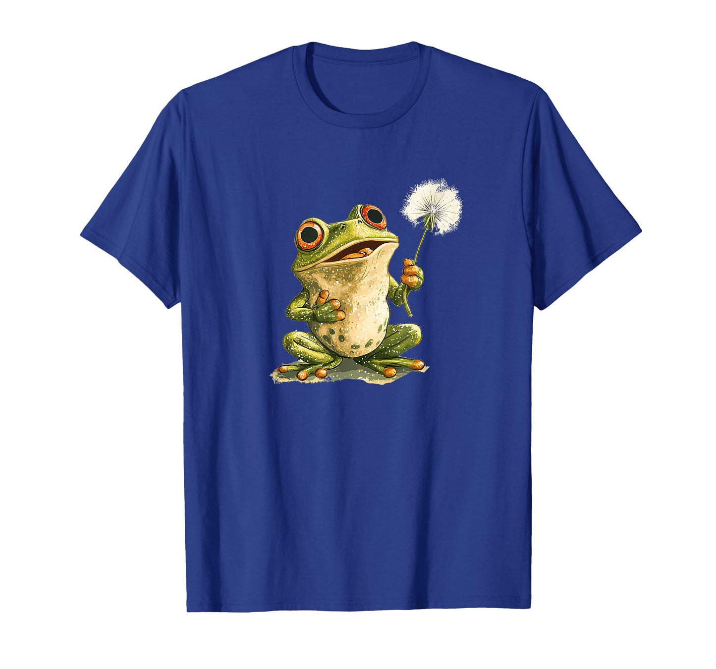 Nice Frog blows Dandelion Flower Costume T-Shirt