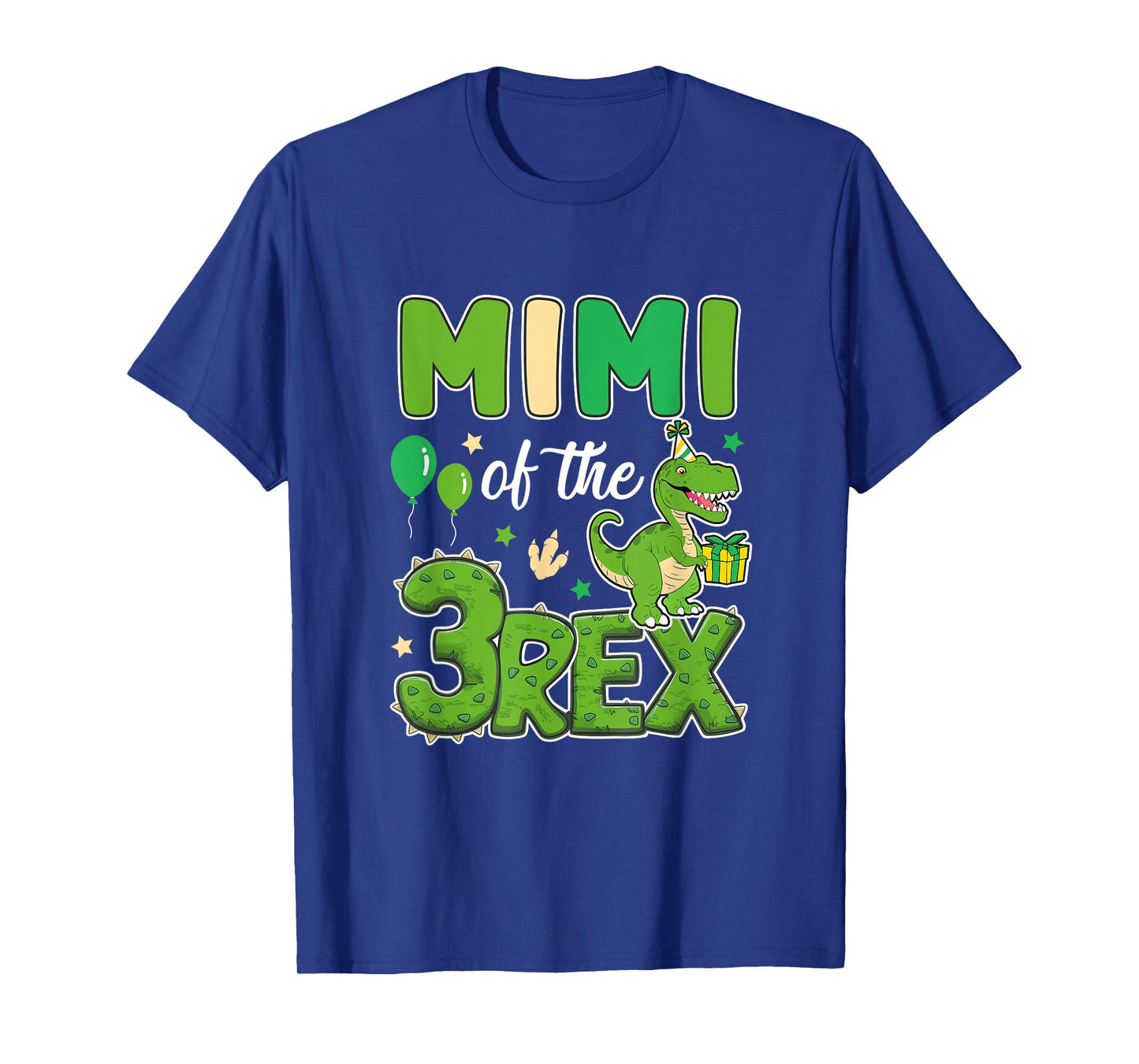 Mimi Of The Three Rex Birthday Dinosaur Family Matching T-Shirt