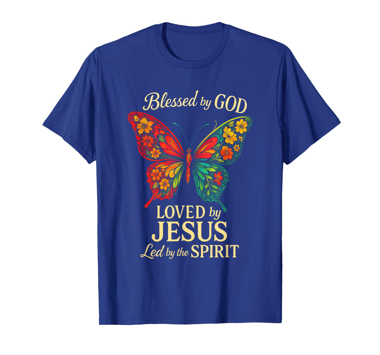 Blessed by GOD - Christian Butterfly Holy Spirit T-Shirt