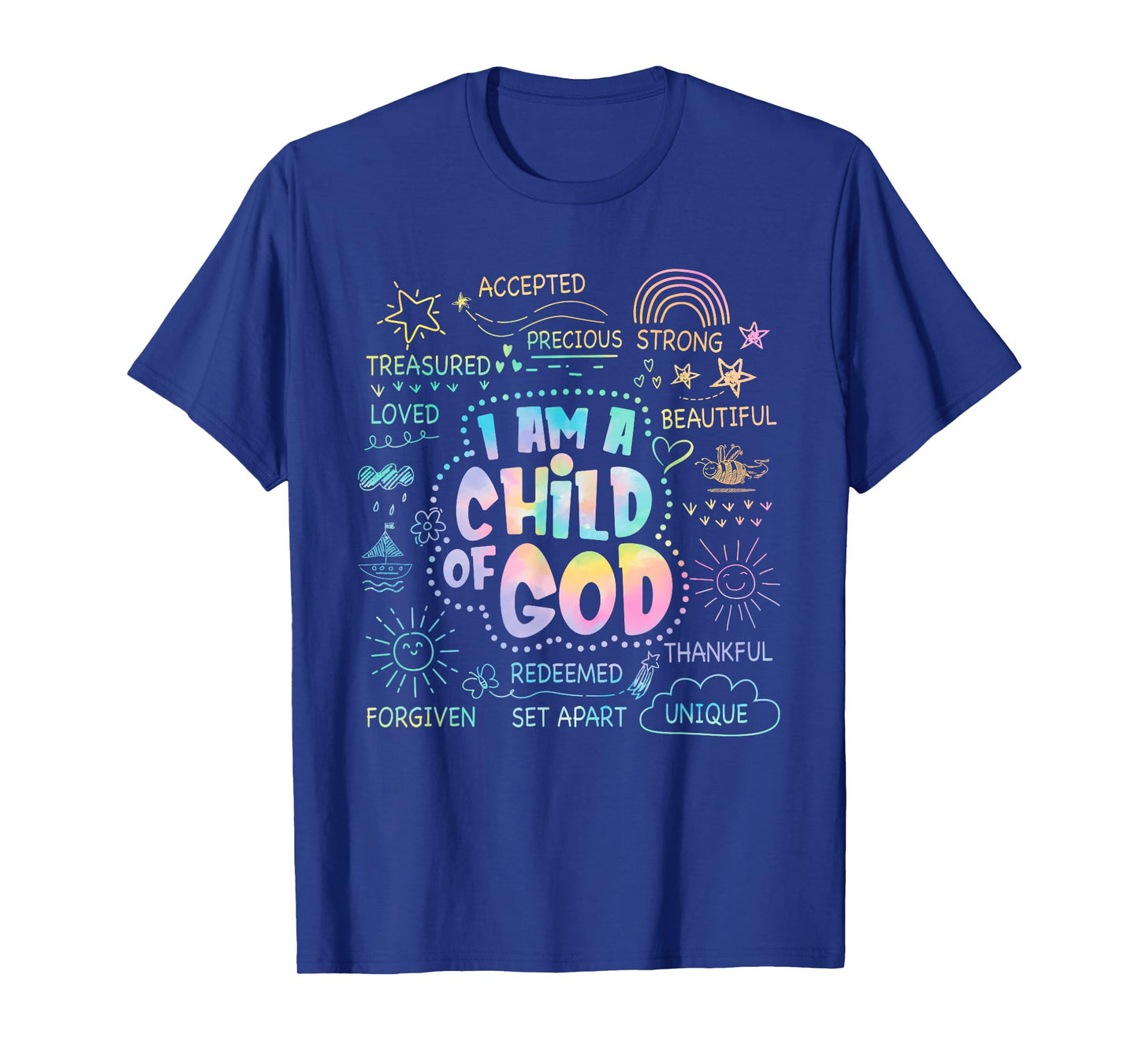 I Am A Child of God Christian Retro Jesus Faith Bible Verse T-Shirt