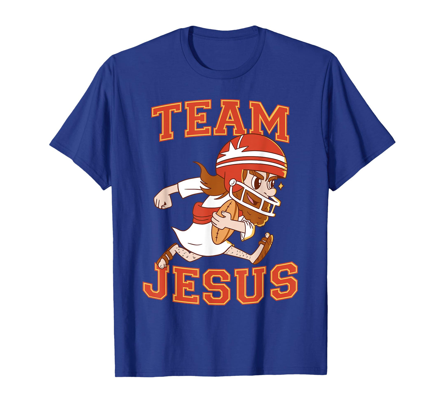 Christian Team Jesus Football Lover Faith Hope Christmas T-Shirt, Black