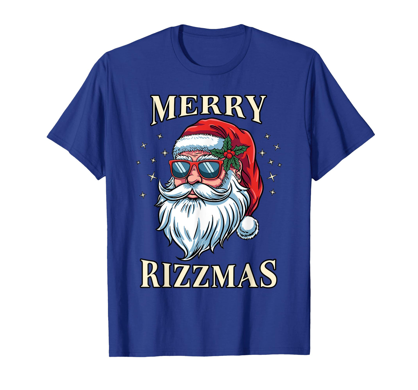 Merry Rizzmas Christmas Santa Claus Rizz Xmas Costume Funny T-Shirt