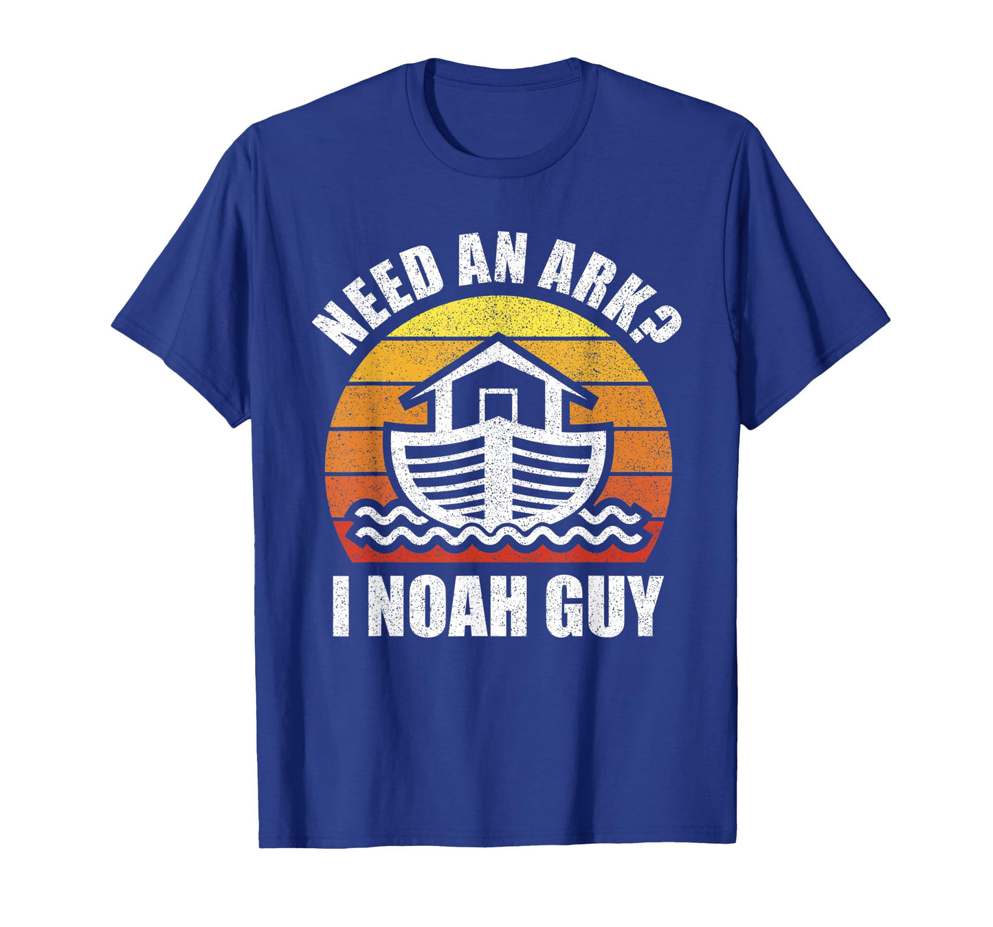 Retro Need an Ark I Noah Guy Shirt Christian Gifts Pun Funny T-Shirt
