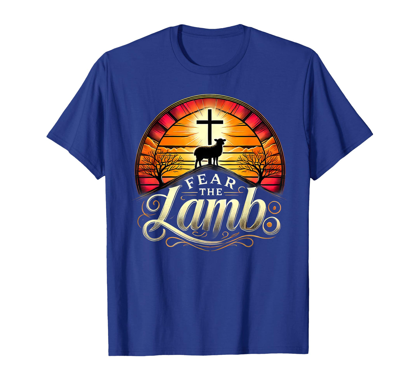 Fear the Lamb Cross Christian Gifts for Believers T-Shirt