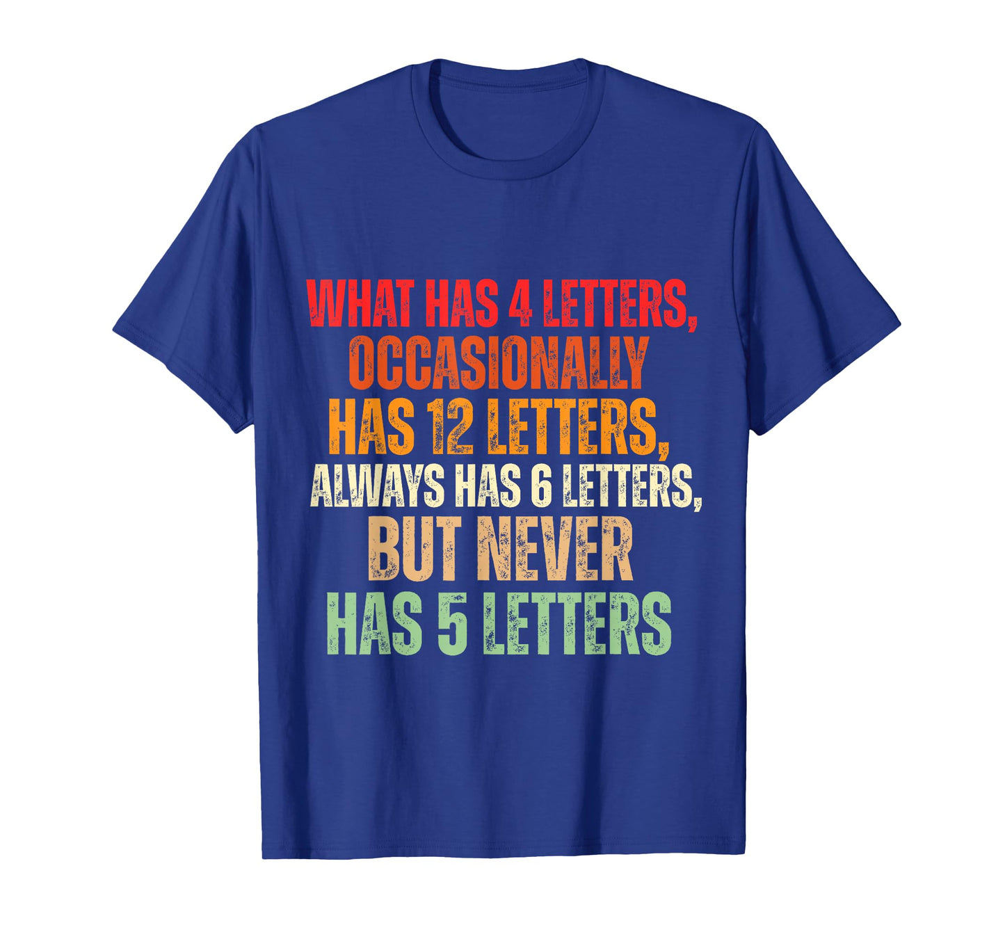 Funny Riddle Wordplay Joke for Grammar Nerds and Teachers T-Shirt