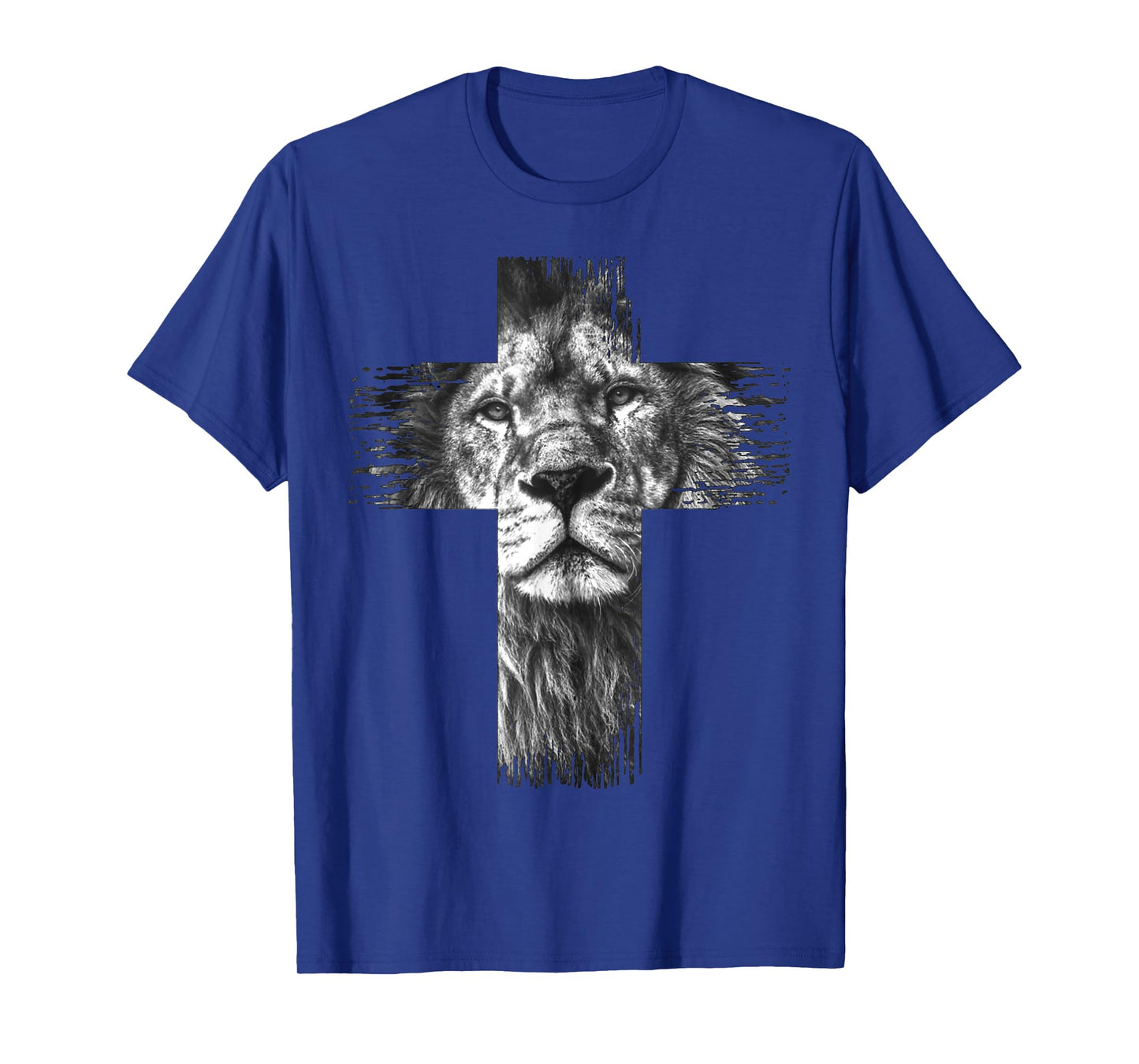Christian Jesus Lion of Tribe Judah Cross Gift for Men Women T-Shirt