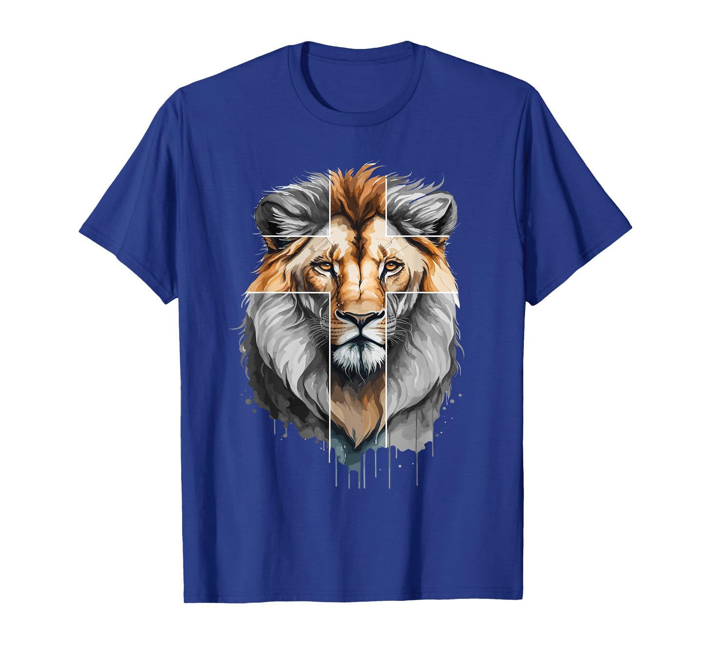 Jesus Lion of Judah christian cross T-Shirt