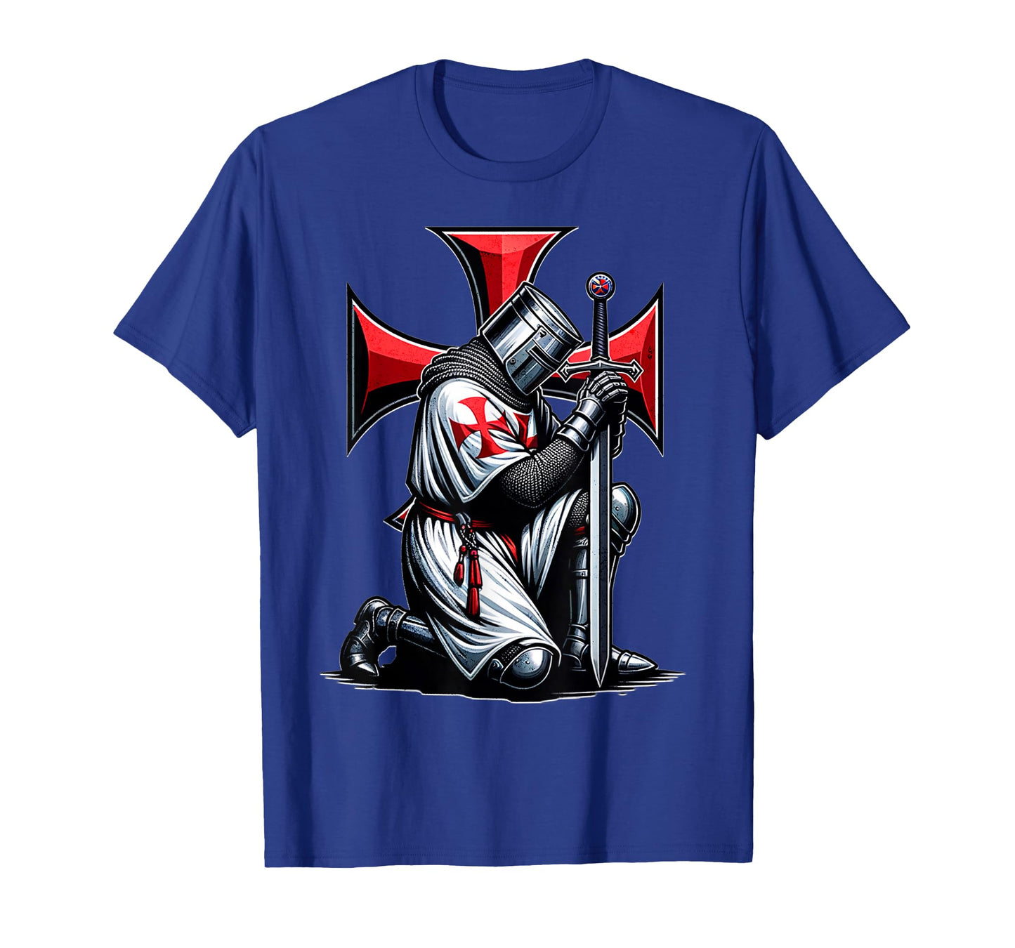 Knight Templar Cross Christian Warrior Crusader T-Shirt