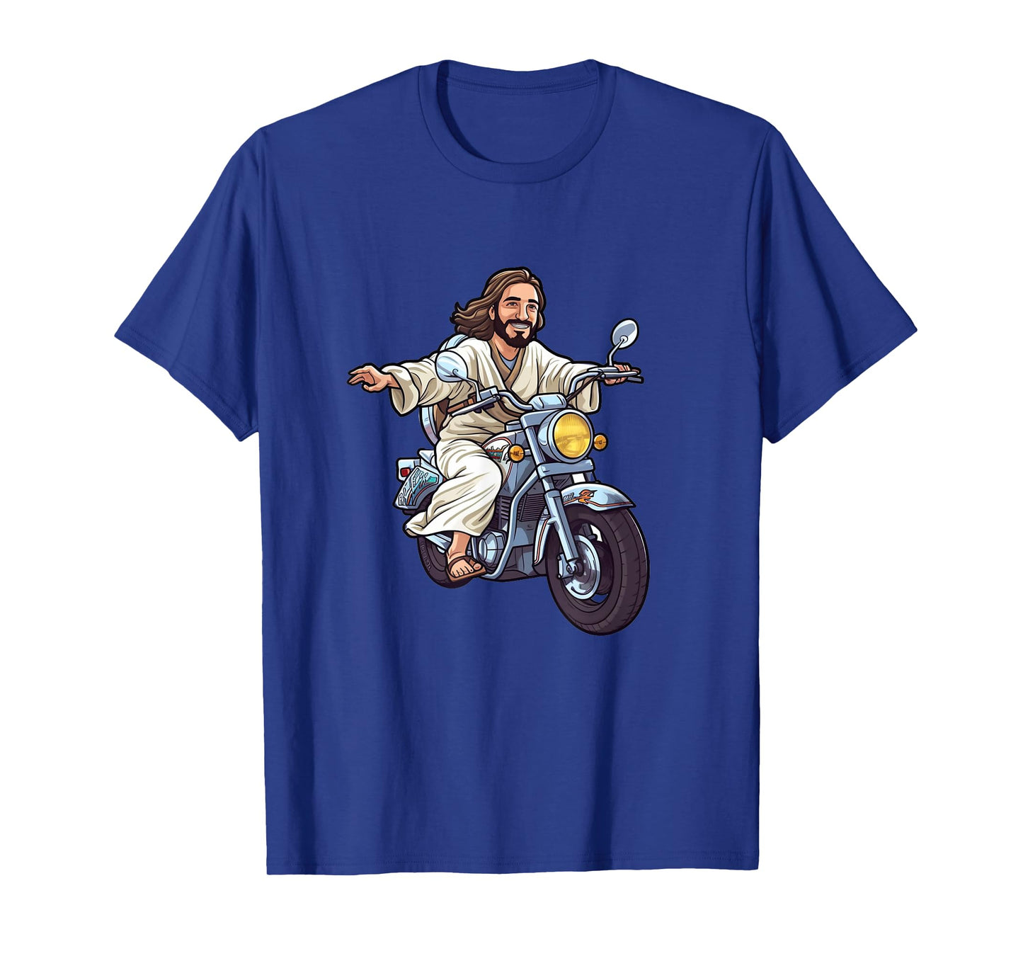 Funny Jesus Christ on a Bike God Fun Church Gift T-Shirt