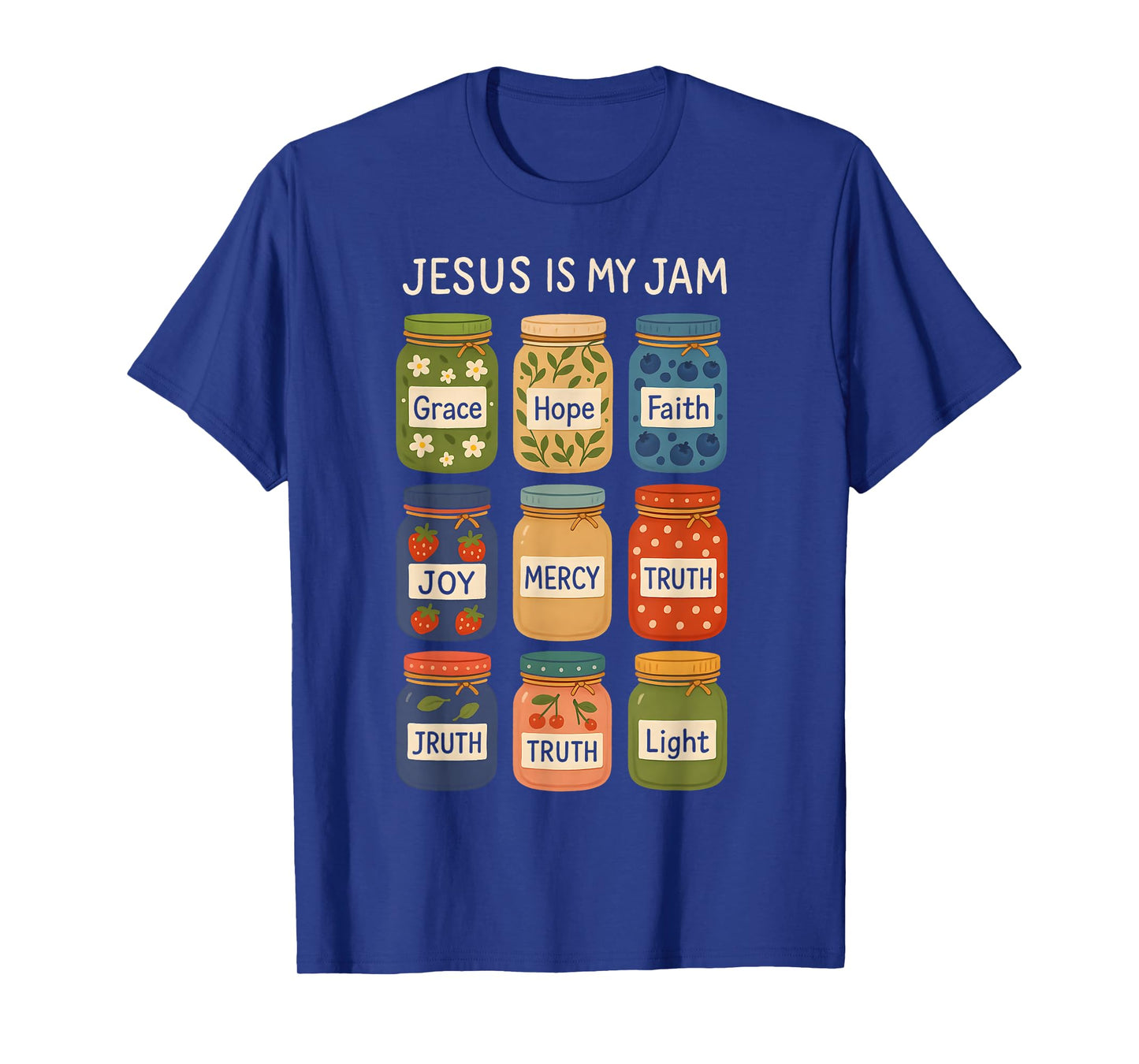 Jesus Is My Jam Christian Faith Religious Bible Verse God T-Shirt