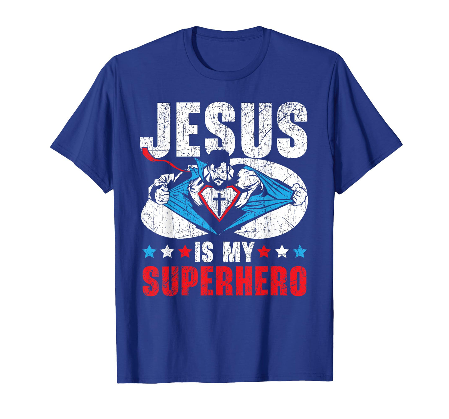 Jesus Is My Superhero Religious Pastor Christian Believer T-Shirt
