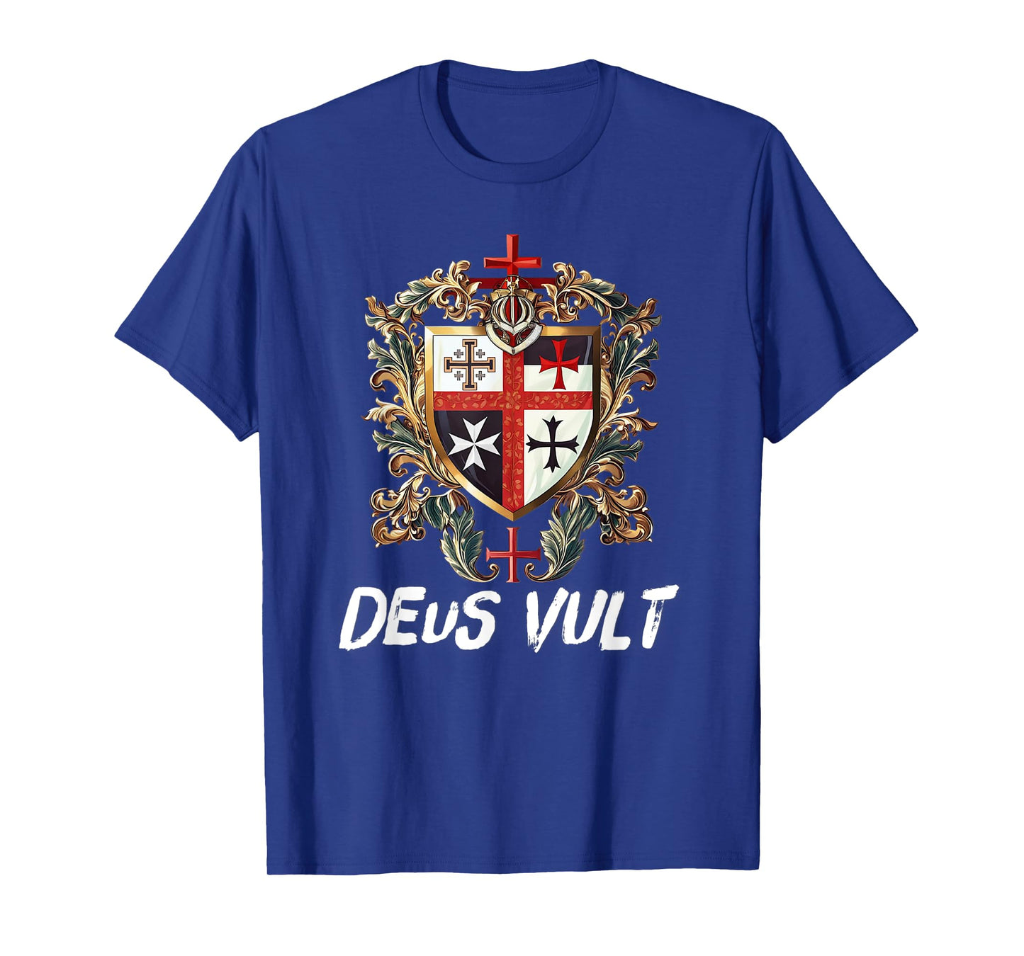 Catholic Knight Templar Crusader Cross Latin T-Shirt