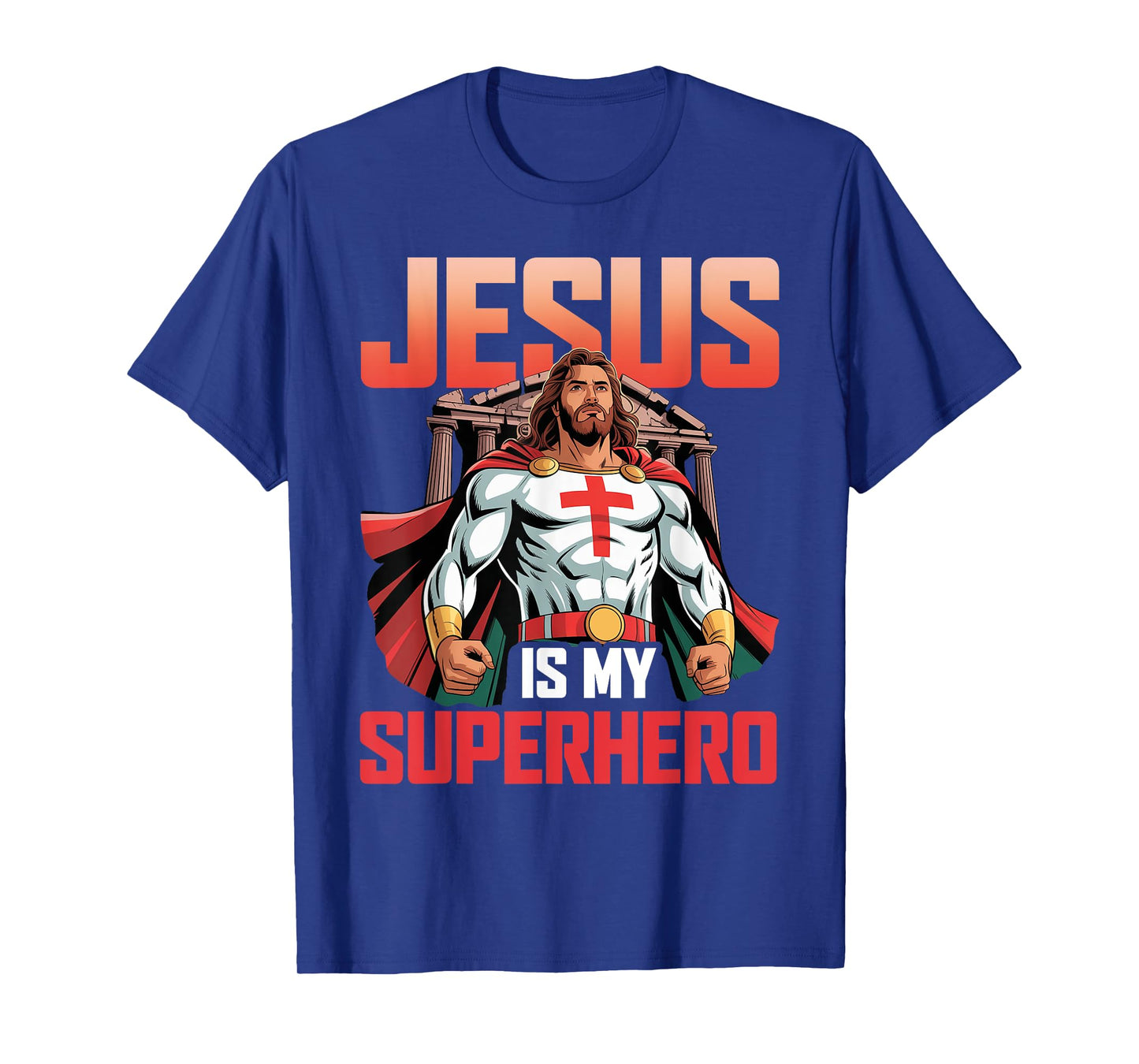Jesus is My Superhero Fun Christian Religious T-Shirt