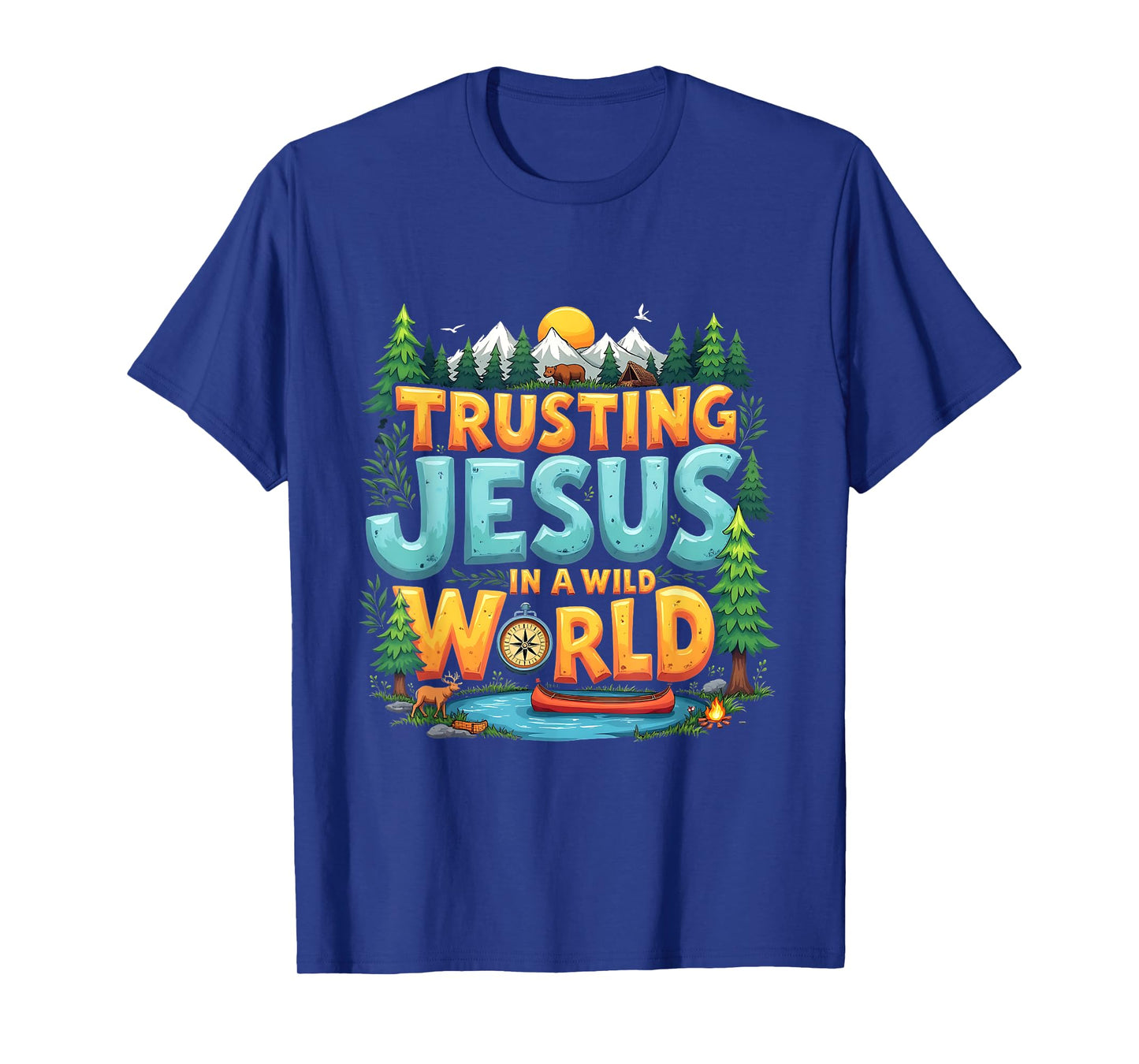 True North VBS 2025 Trusting Jesus Camp Christian Summer T-Shirt