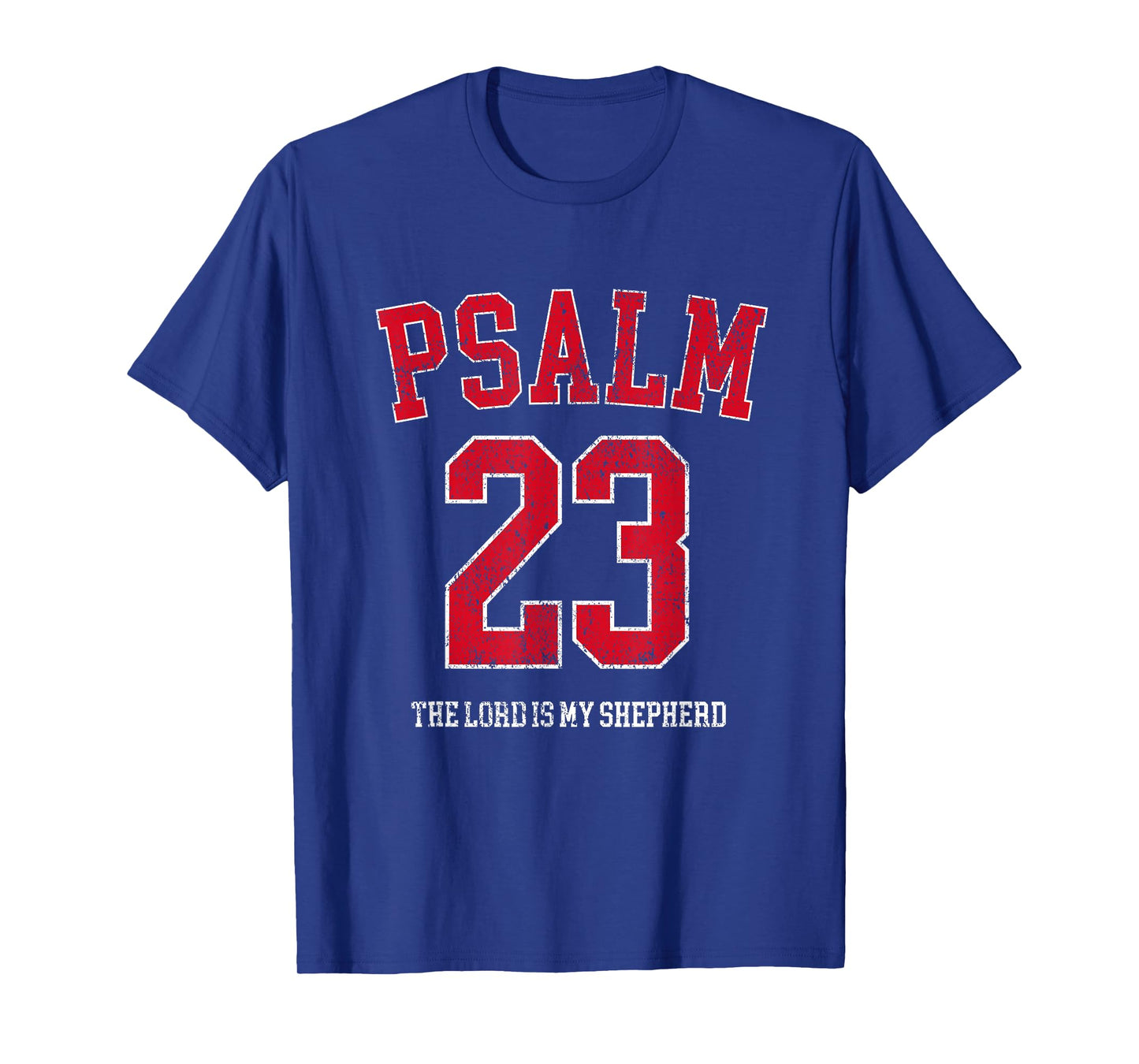 Psalm 23 The Lord is My Shepherd Vintage Christian Prayer T-Shirt