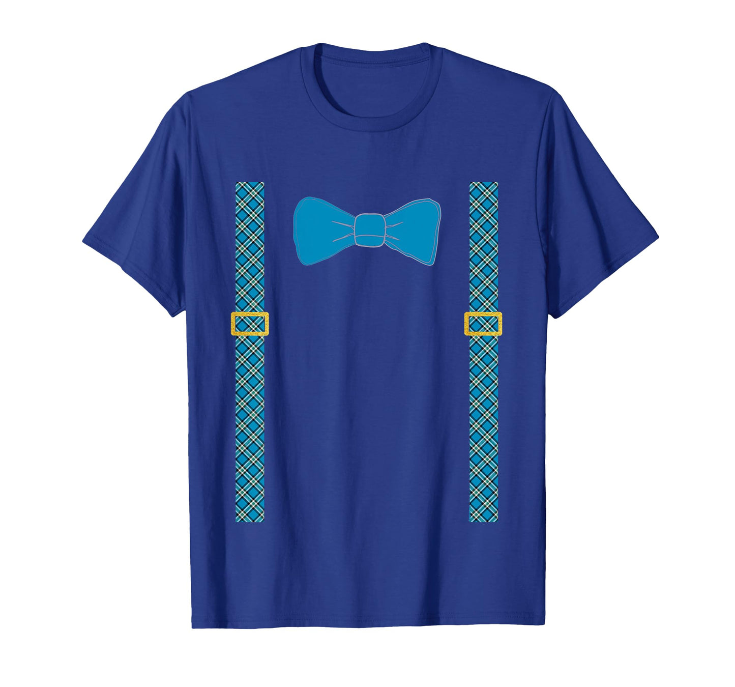 Kids Boys Suspenders and Bowtie Tee by Scarebaby T-Shirt