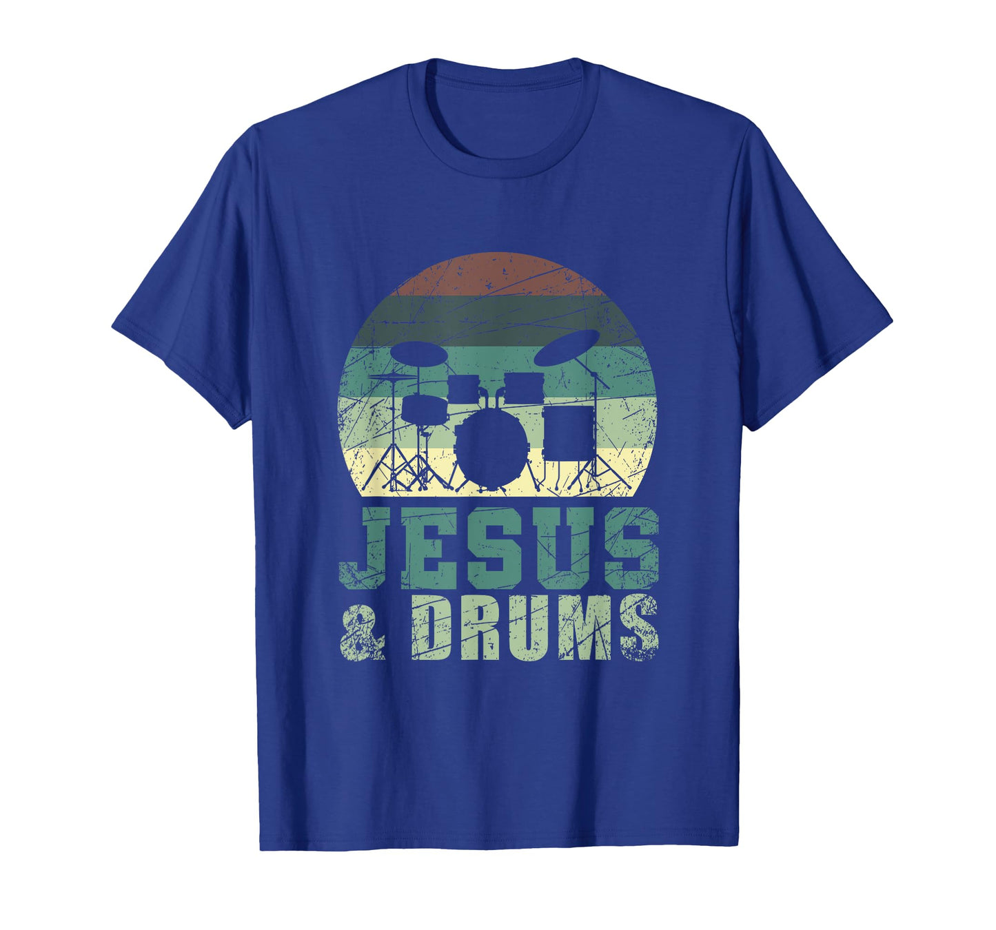 Drummer Christian Religious Drums Player Gift Jesus T-Shirt