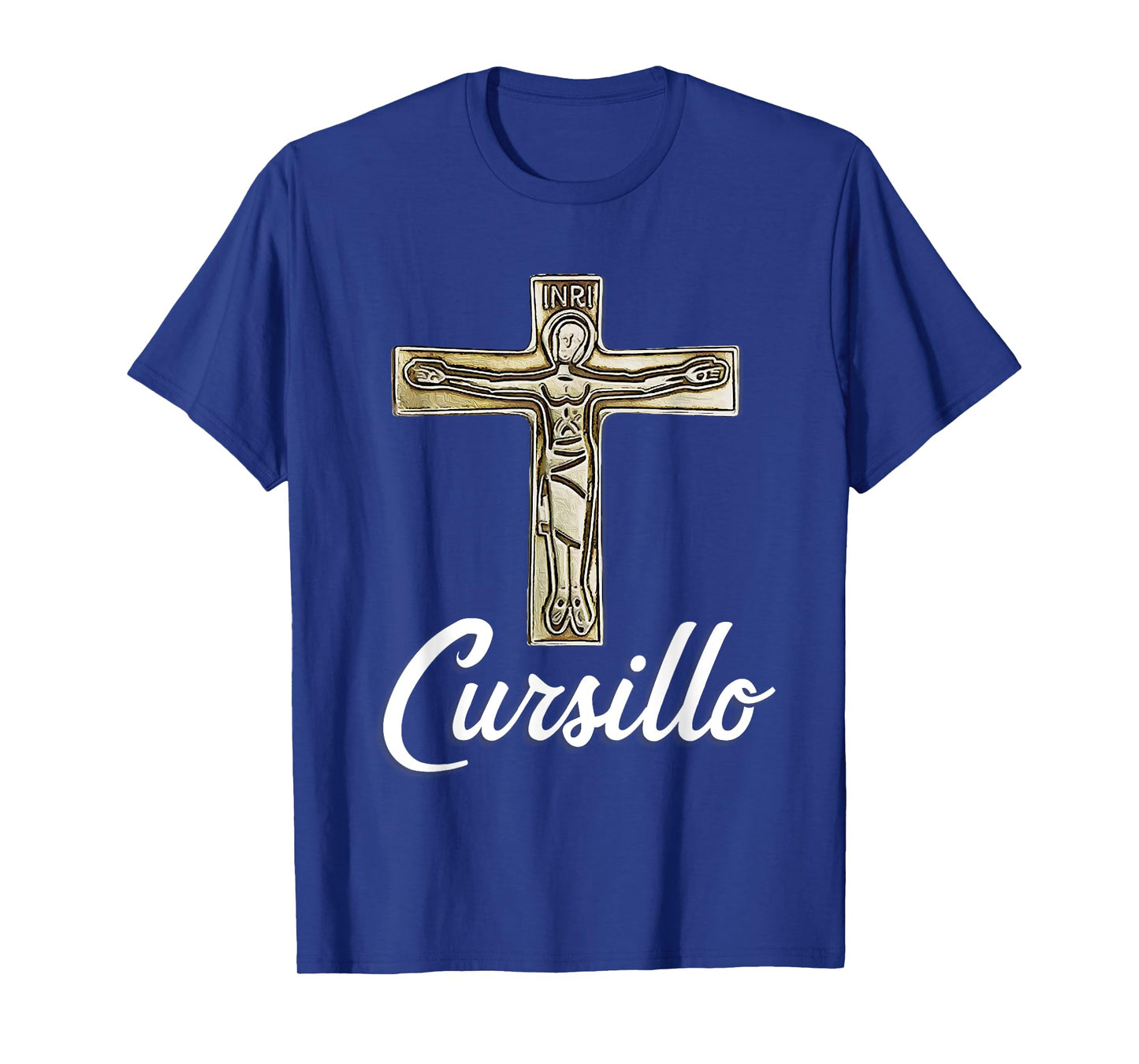DeColores Cursillo Rainbow Rooster Catholic T-Shirt