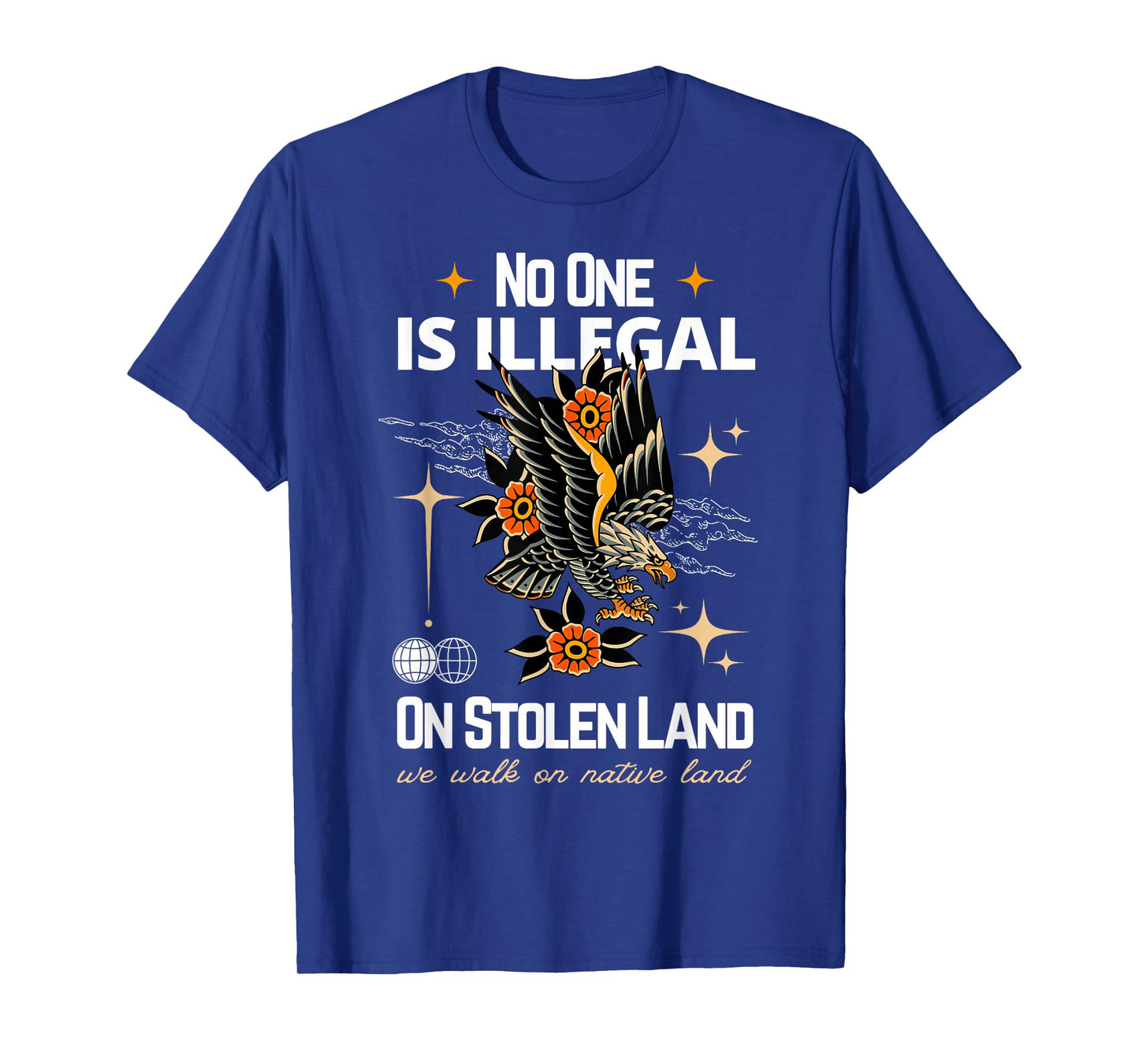 No One Is Illegal On Stolen Land 26/09 Native American Day T-Shirt